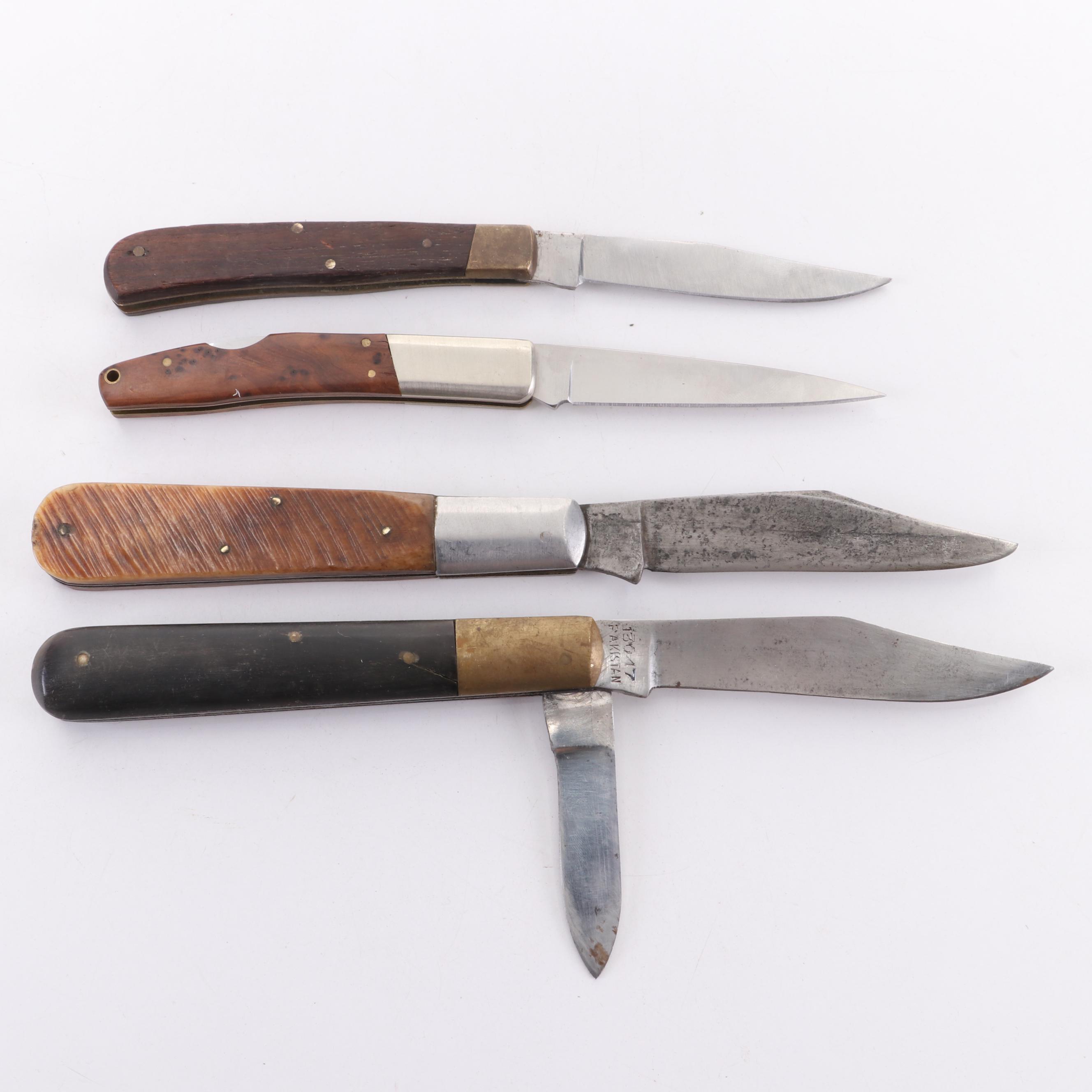 Jaguar, Sabre, Bullet with Other Folding Knives, Ruler and Razor