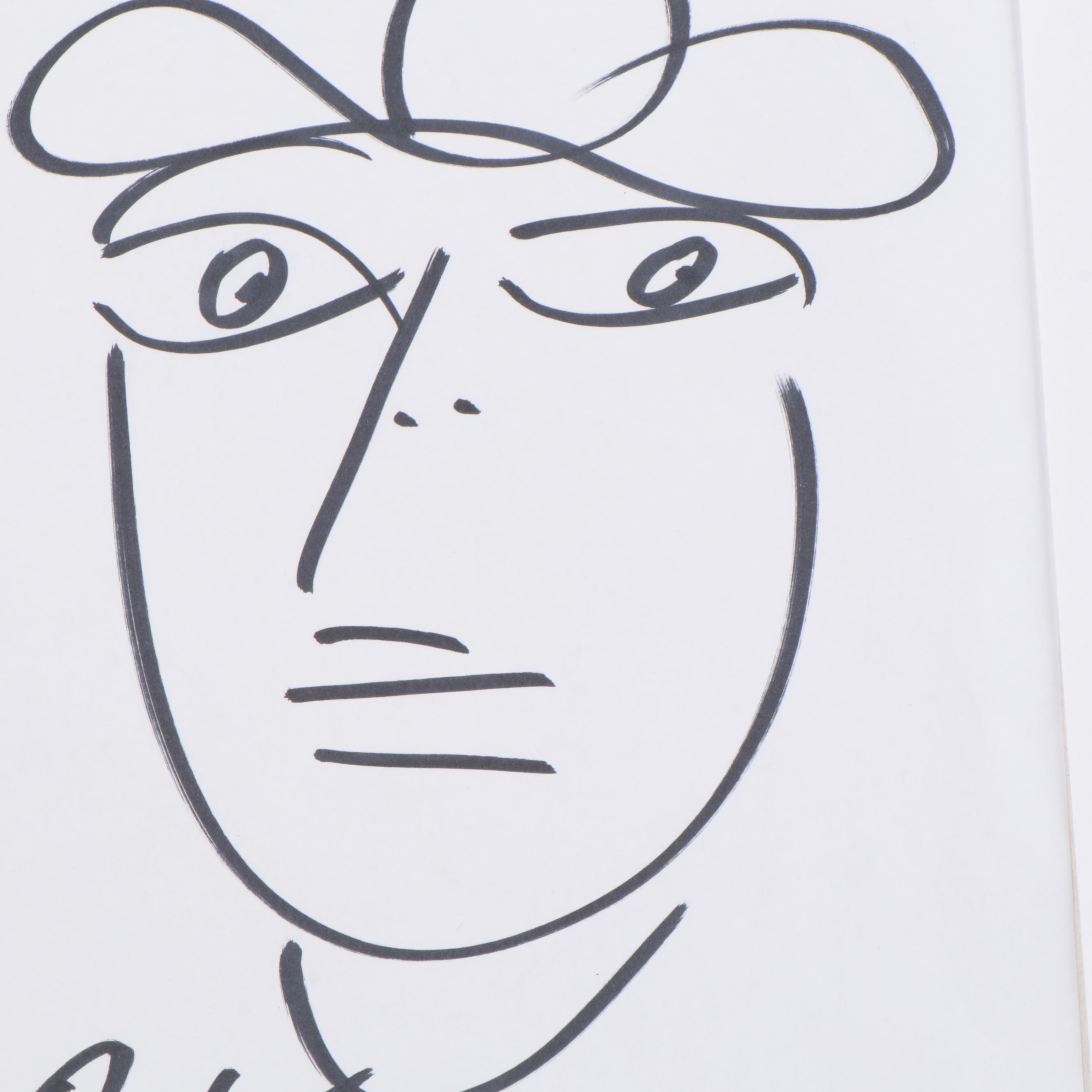 Peter Keil Abstract Portrait Drawings