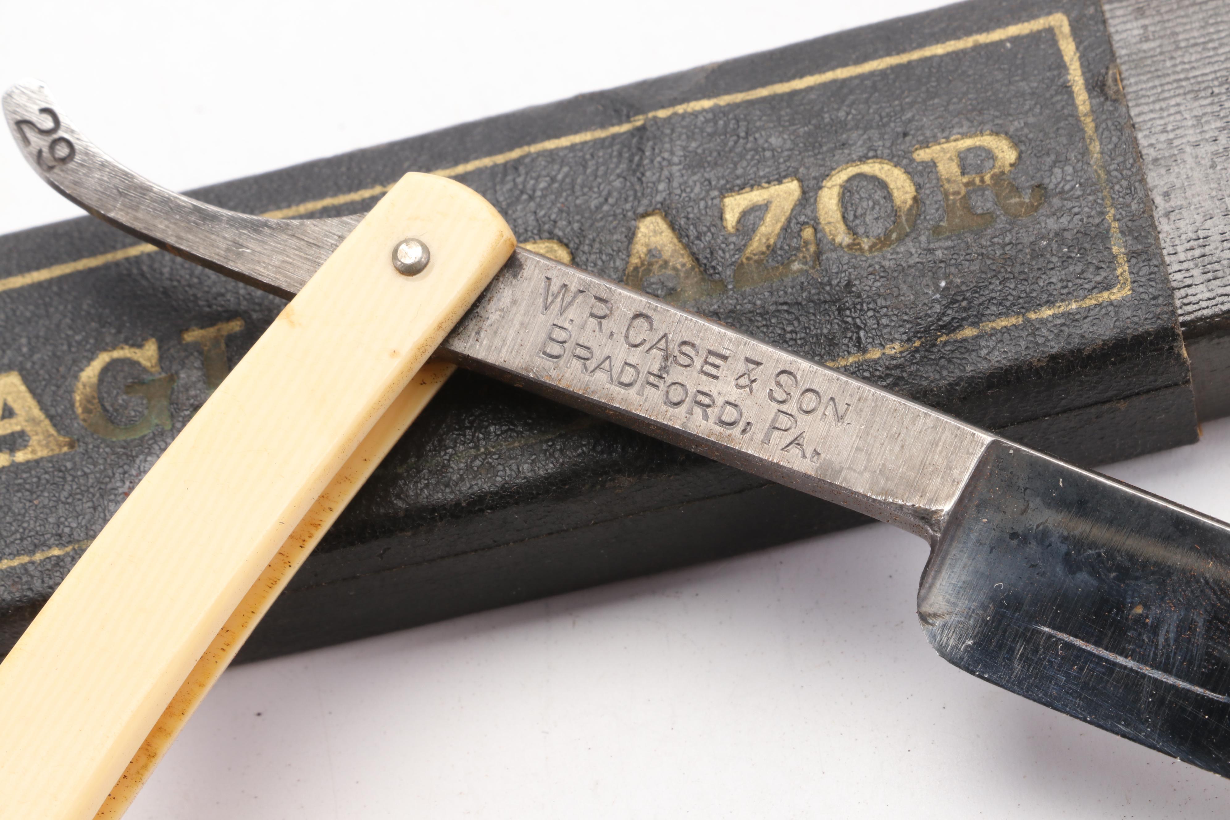 Jaguar, Sabre, Bullet with Other Folding Knives, Ruler and Razor