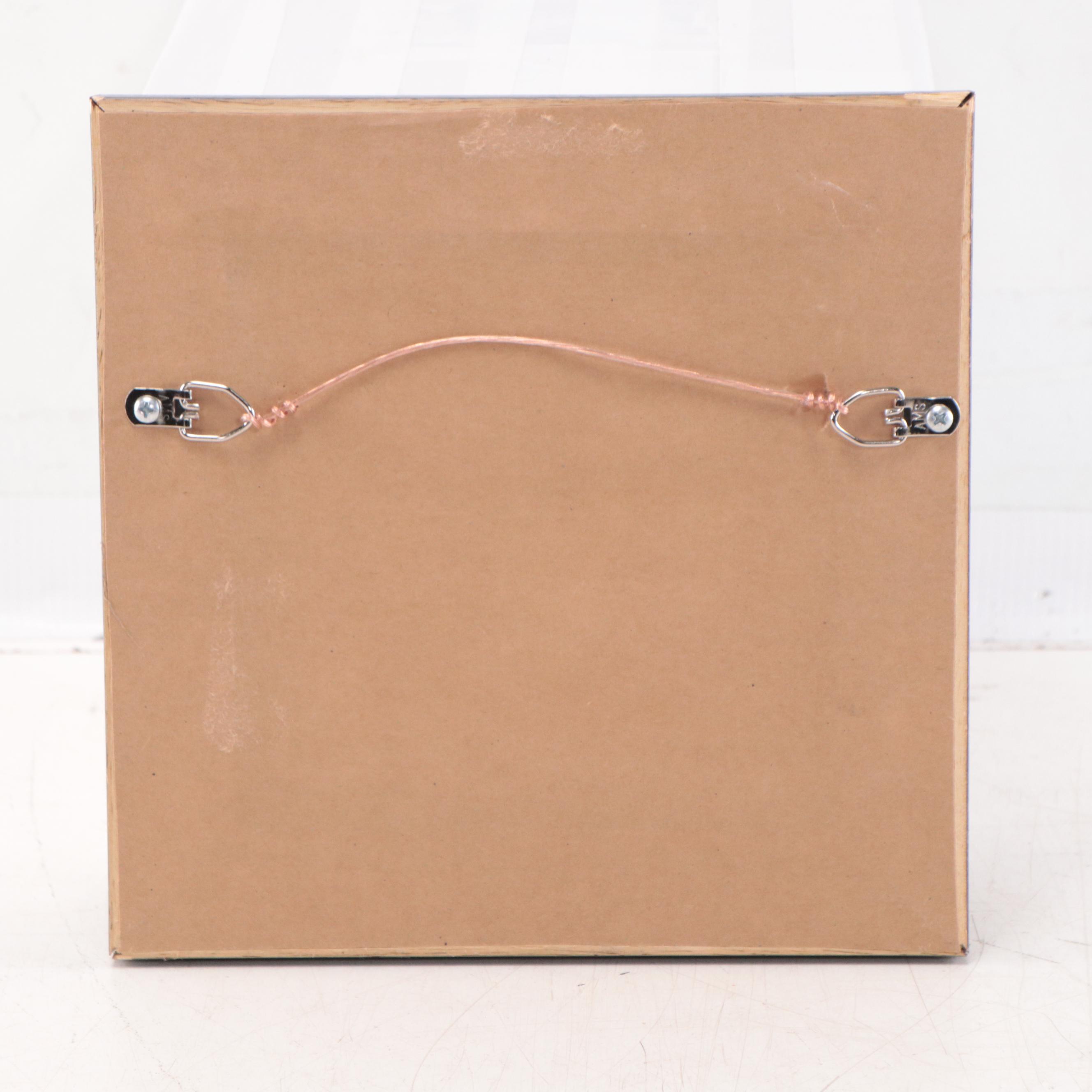 Jevgenijus Litvinas Oil Painting of Ocean and Full Moon