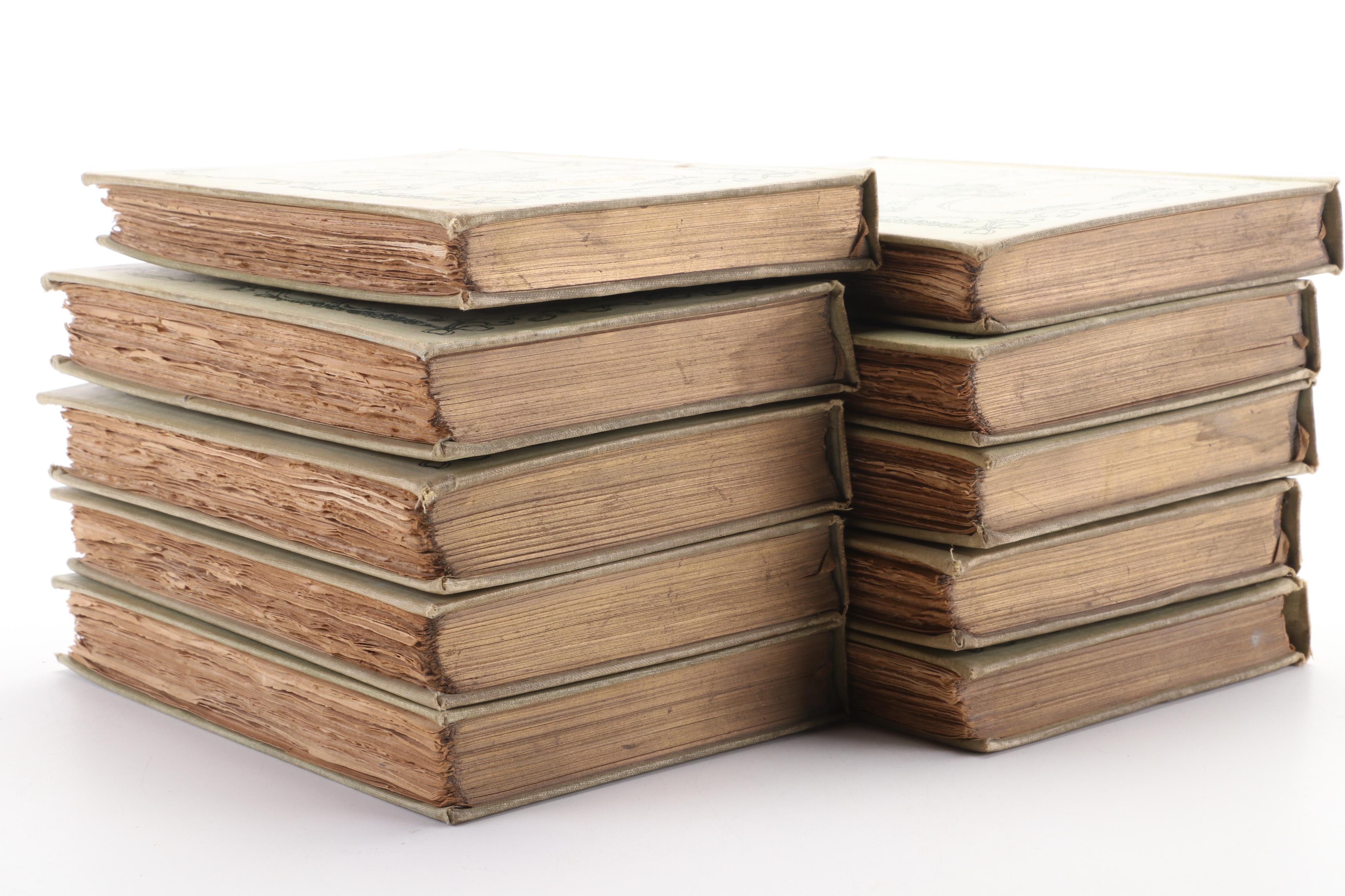 Illustrated "The Novels of Jane Austen" Complete Ten-Volume Set, 1904–1906