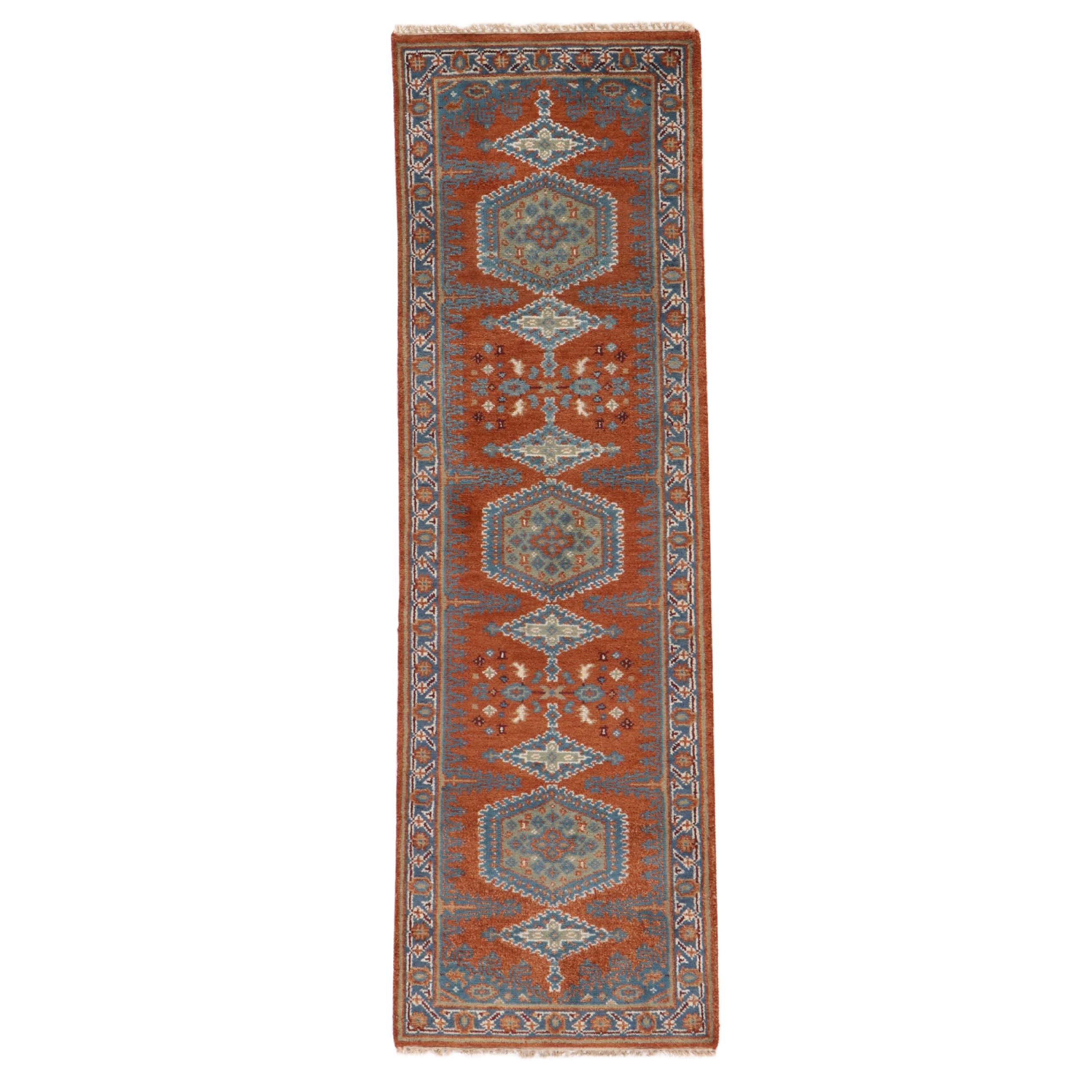 2'7 x 8'2 Hand-Knotted Persian Viss Carpet Runner