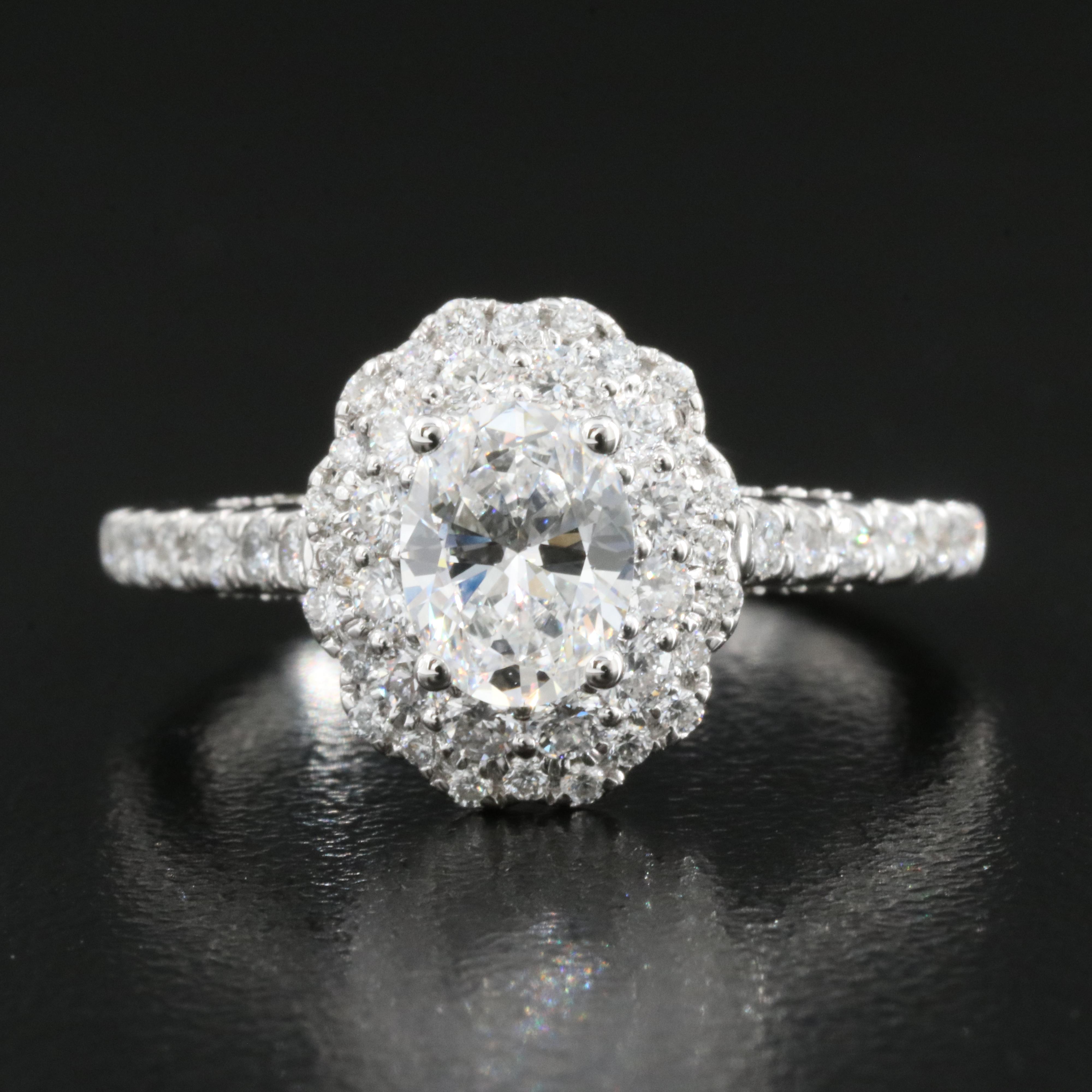 14K 1.51 CTW Lab Grown Diamond Ring