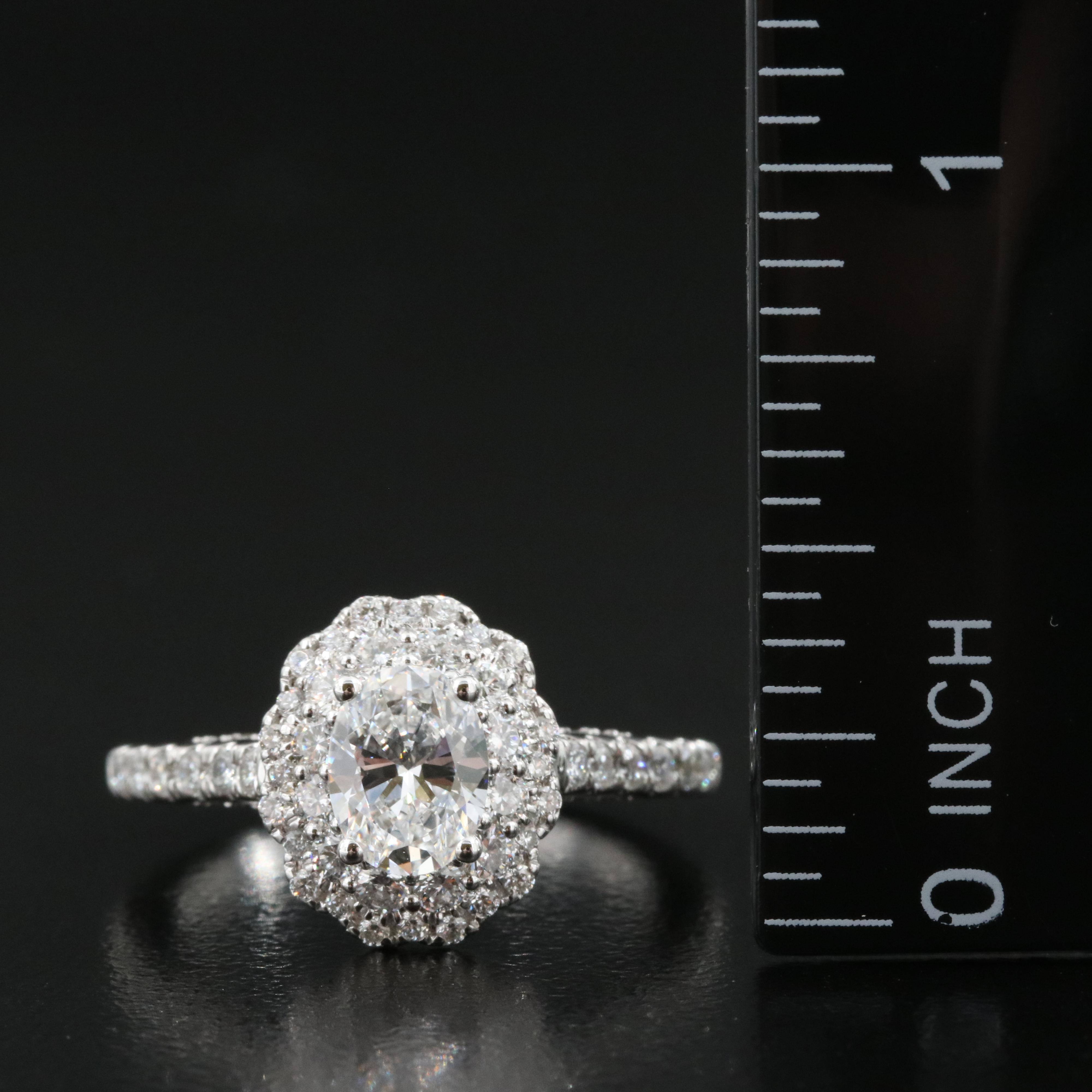 14K 1.51 CTW Lab Grown Diamond Ring