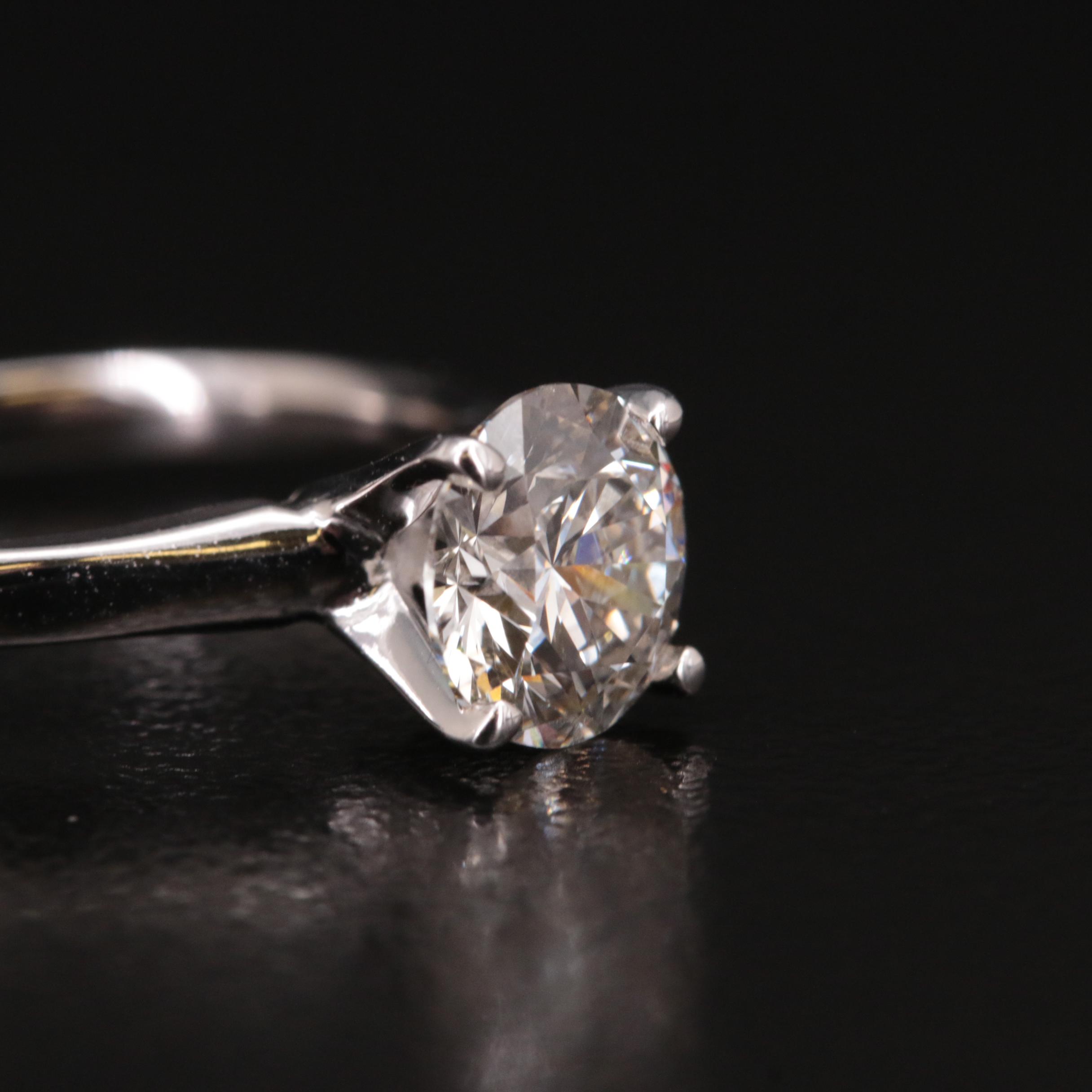 14K 1.20 CT Lab Grown Diamond Solitaire Ring