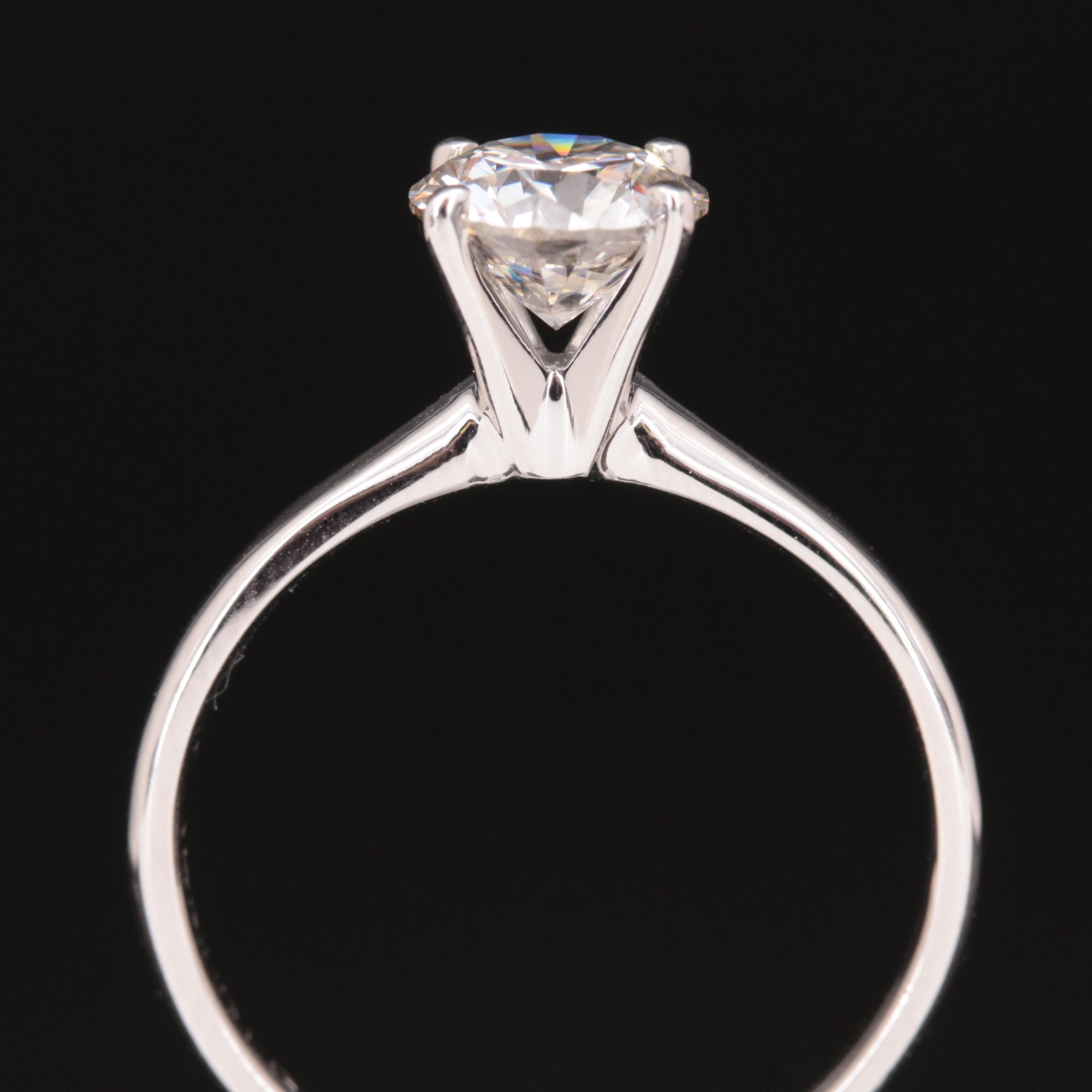 14K 1.20 CT Lab Grown Diamond Solitaire Ring