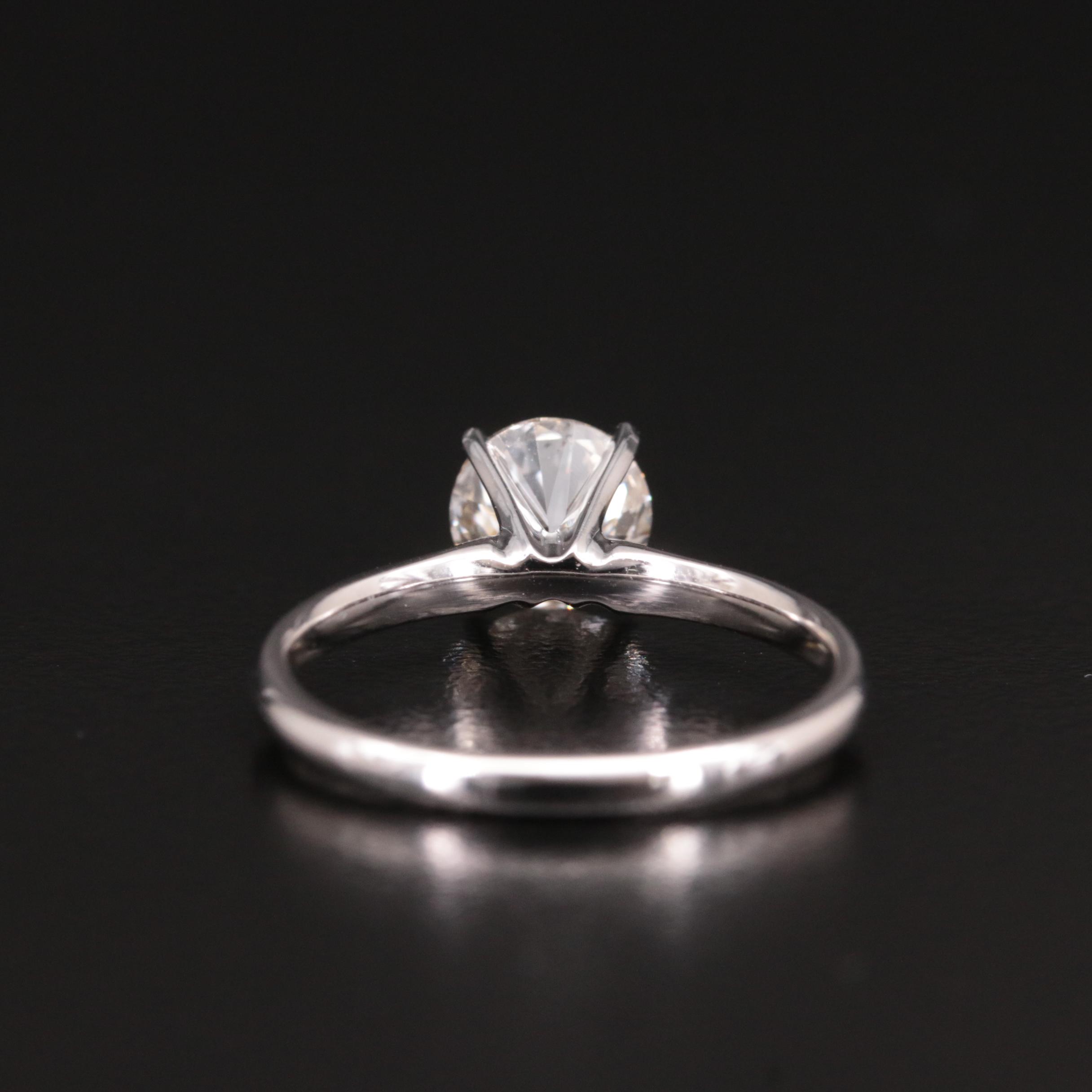 14K 1.20 CT Lab Grown Diamond Solitaire Ring