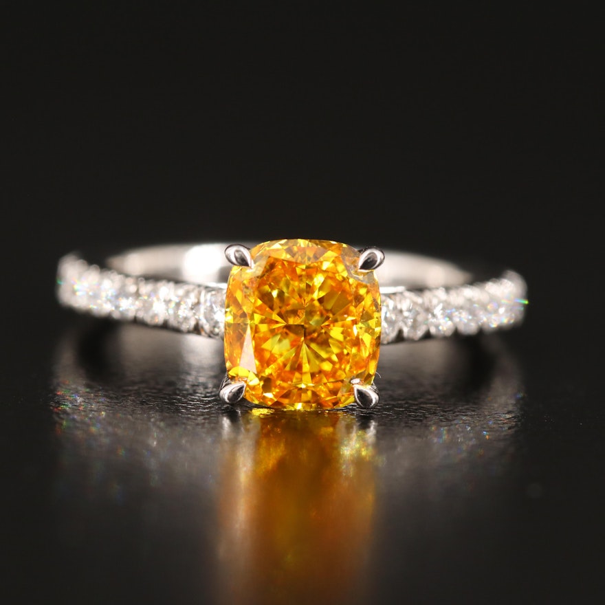 18K 2.36 Lab Grown Diamond Ring