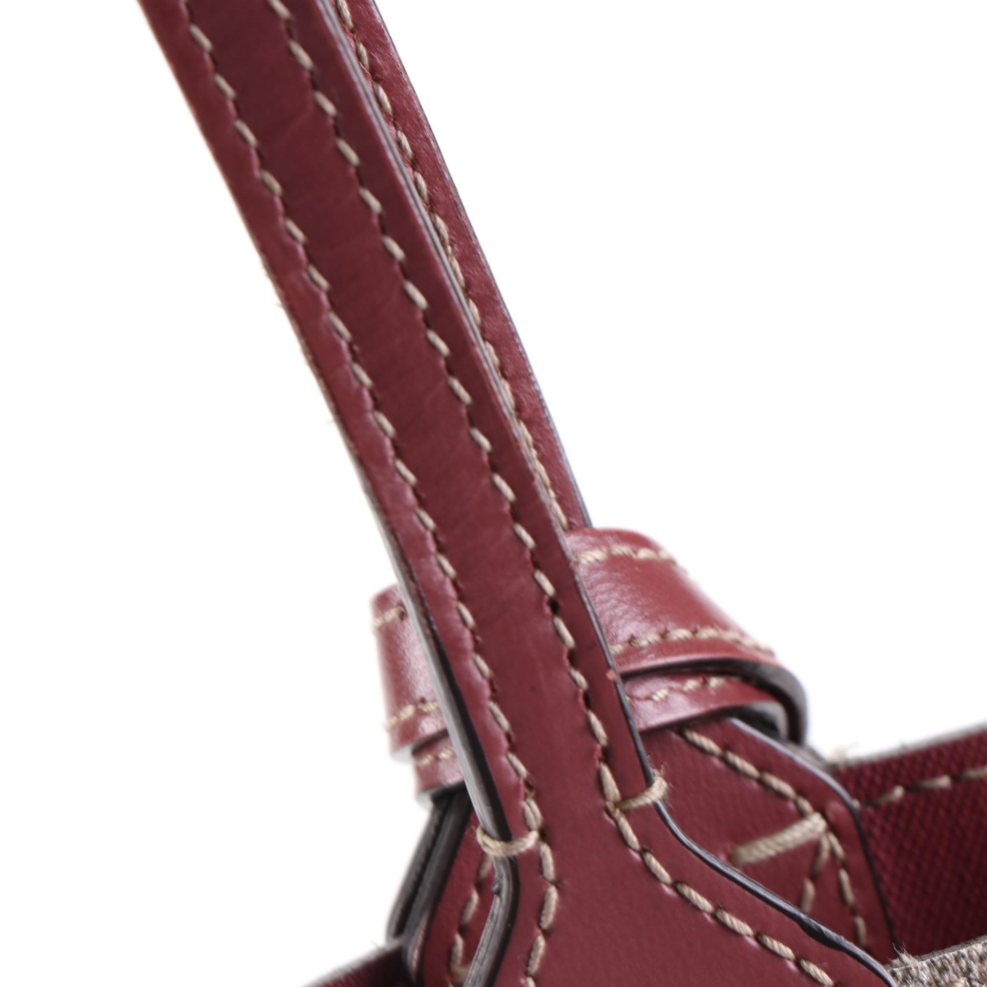 Gucci Reversible Shopper Tote in Floral-Printed GG Supreme Canvas/Leather