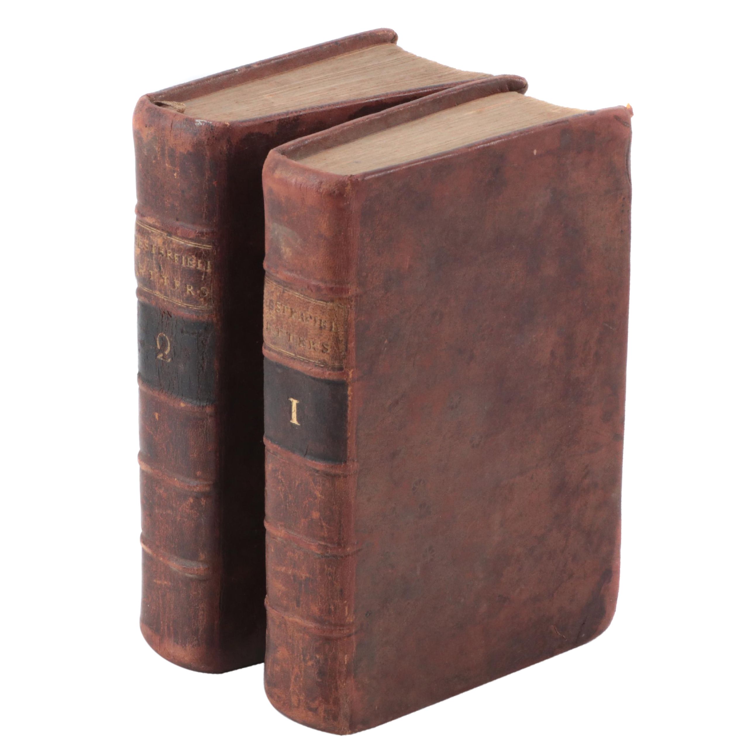 "Letters Written by the Earl of Chesterfield to His Son" Two-Volume Set, 1779