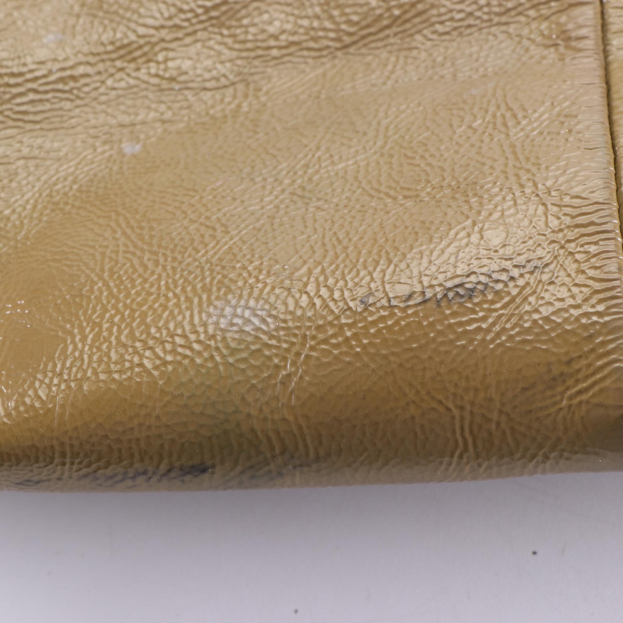 Yves Saint Laurent East-West Zip Tote in Crinkled Patent Leather