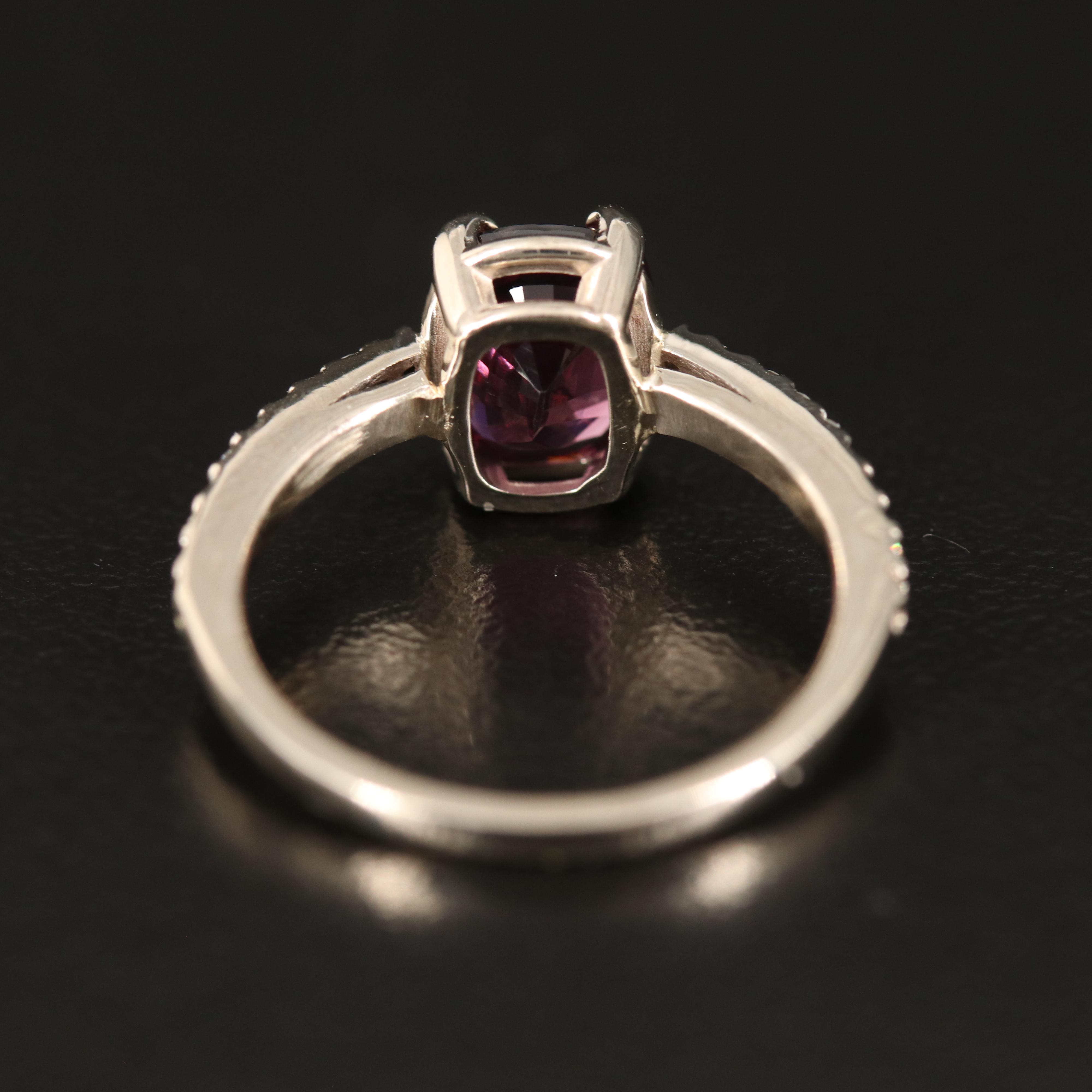 14K Spinel and Diamond Ring