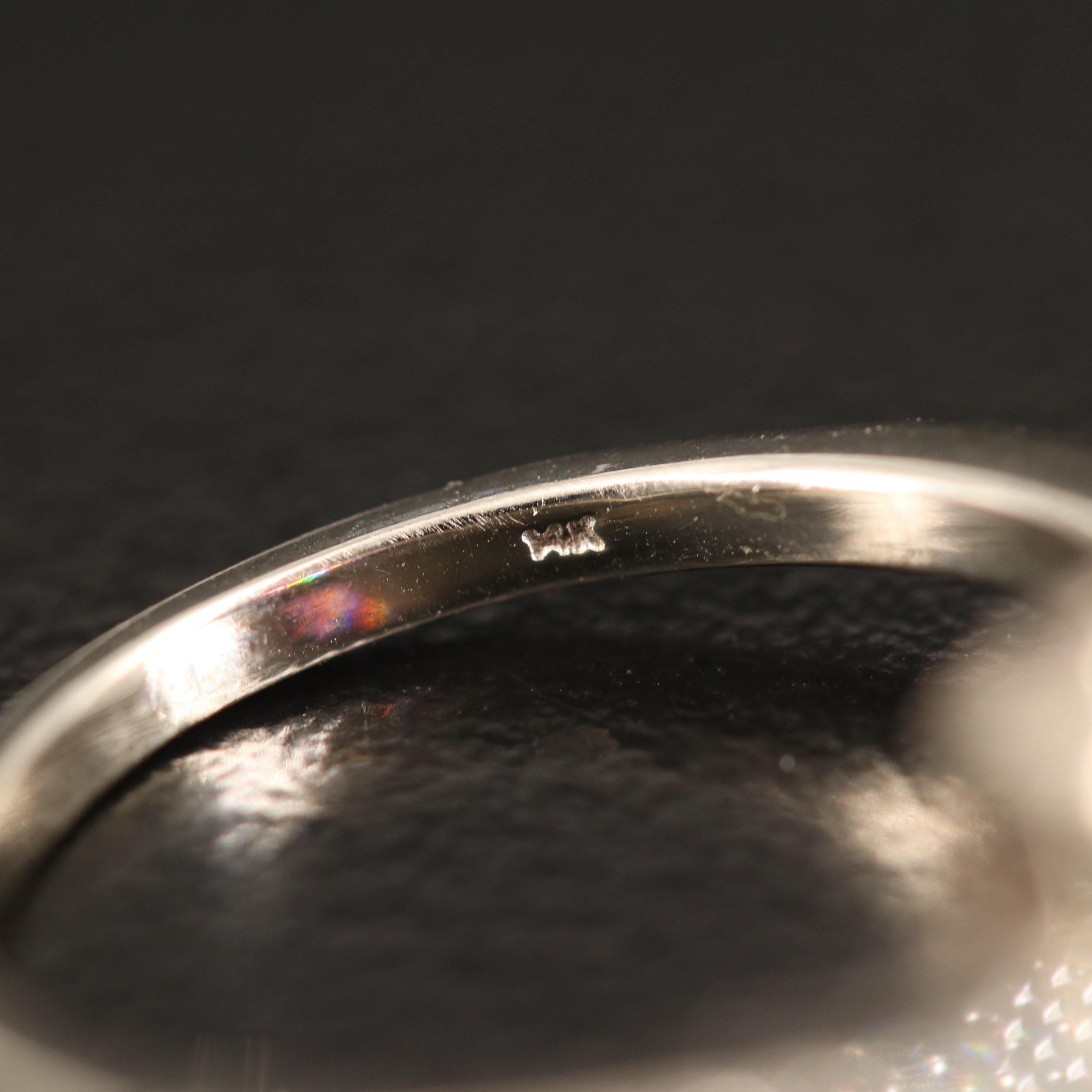 14K Spinel and Diamond Ring