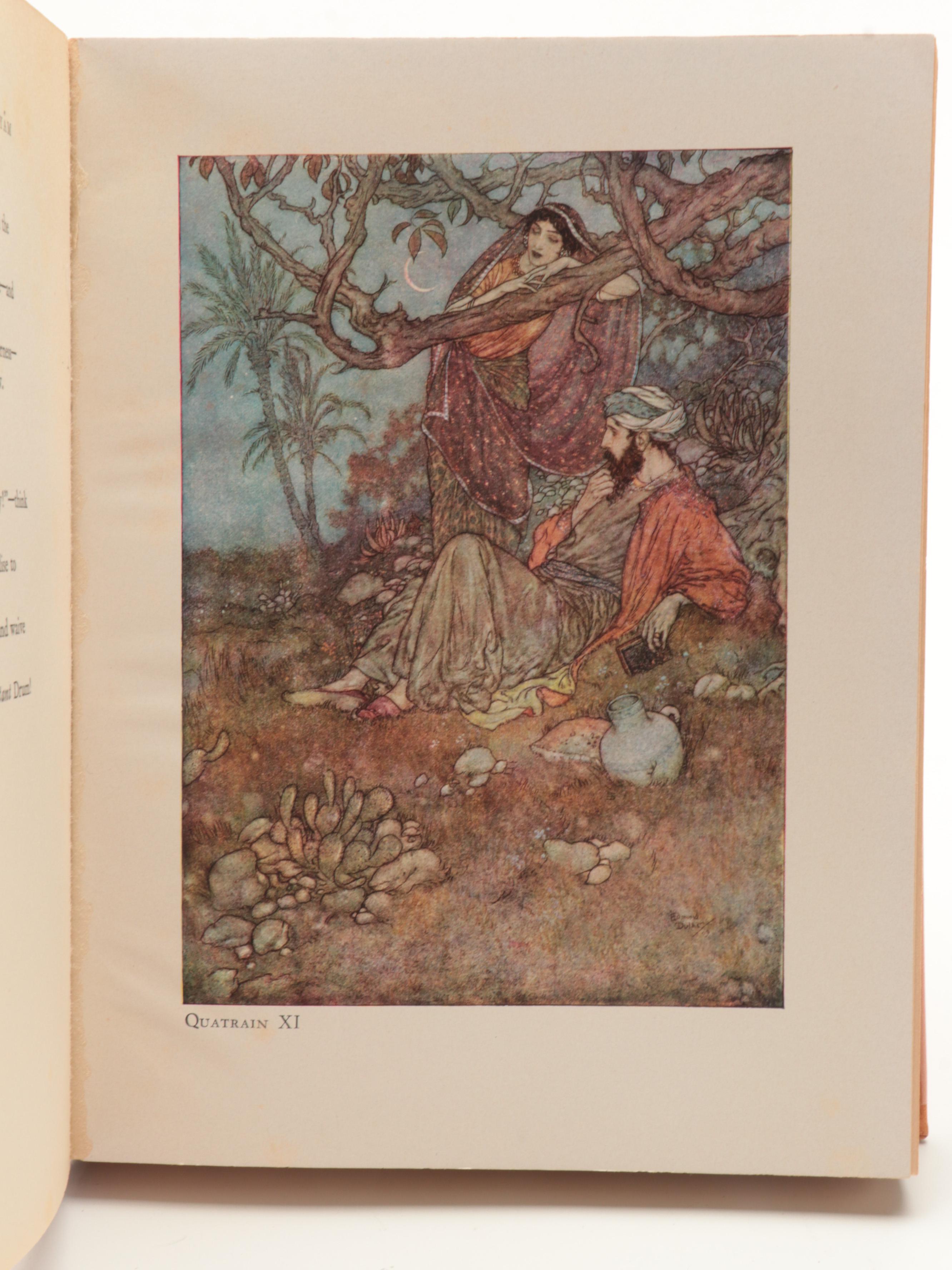Edmund Dulac Illustrated "Rubáiyát of Omar Khayyám" by Edward Fitzgerald, 1932