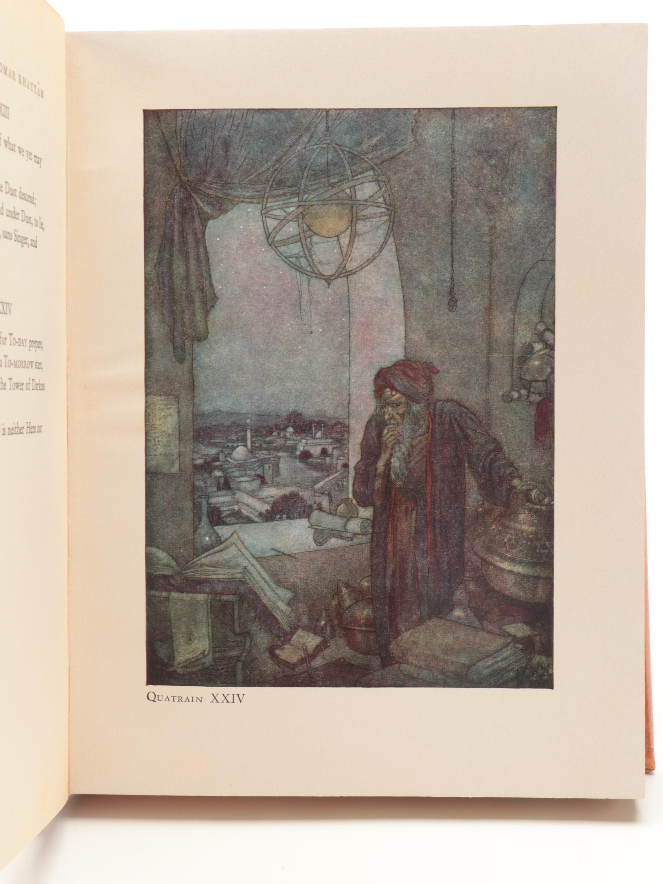 Edmund Dulac Illustrated "Rubáiyát of Omar Khayyám" by Edward Fitzgerald, 1932