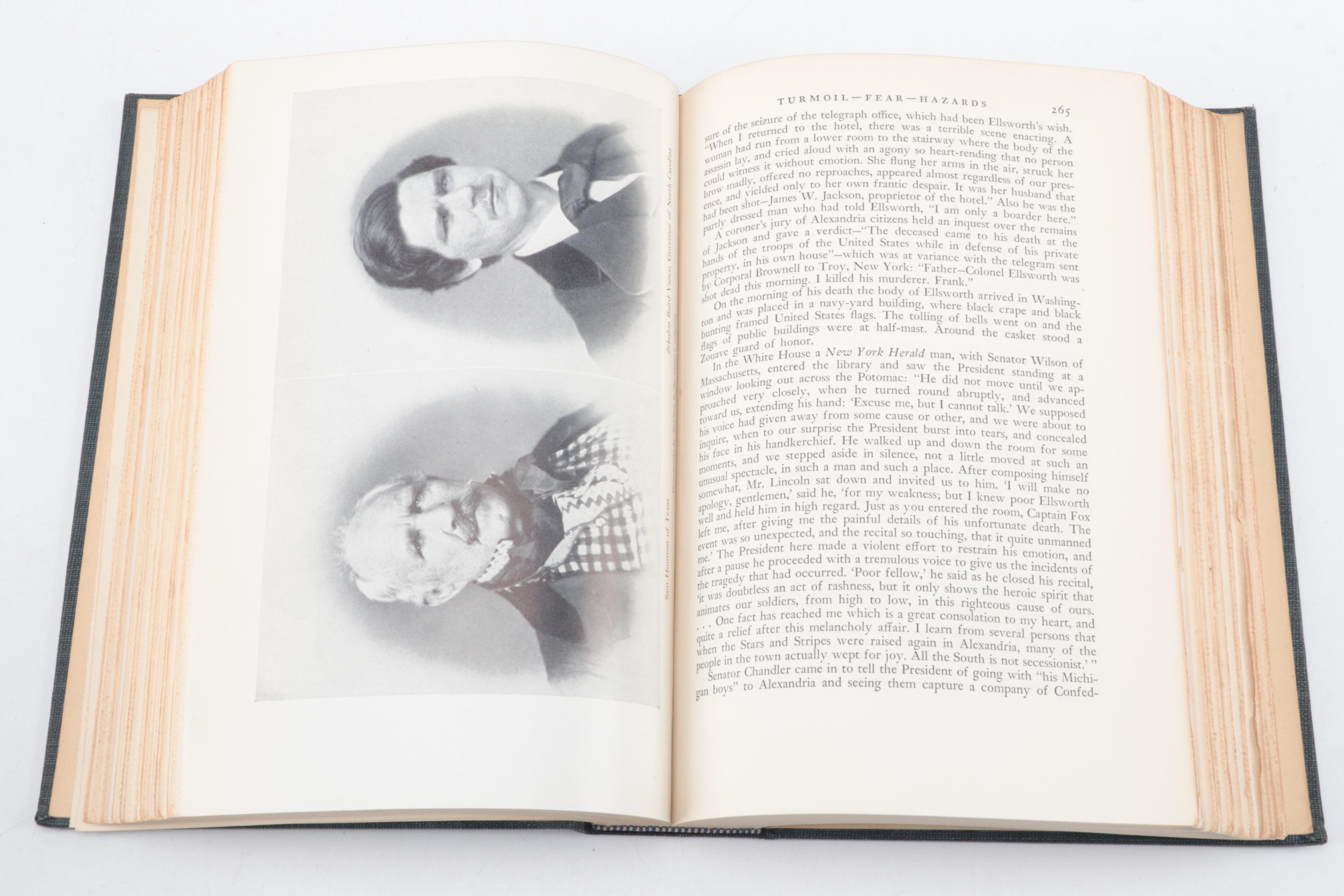 "Abraham Lincoln: The War Years" and "The Prairie Years" by Carl Sandburg