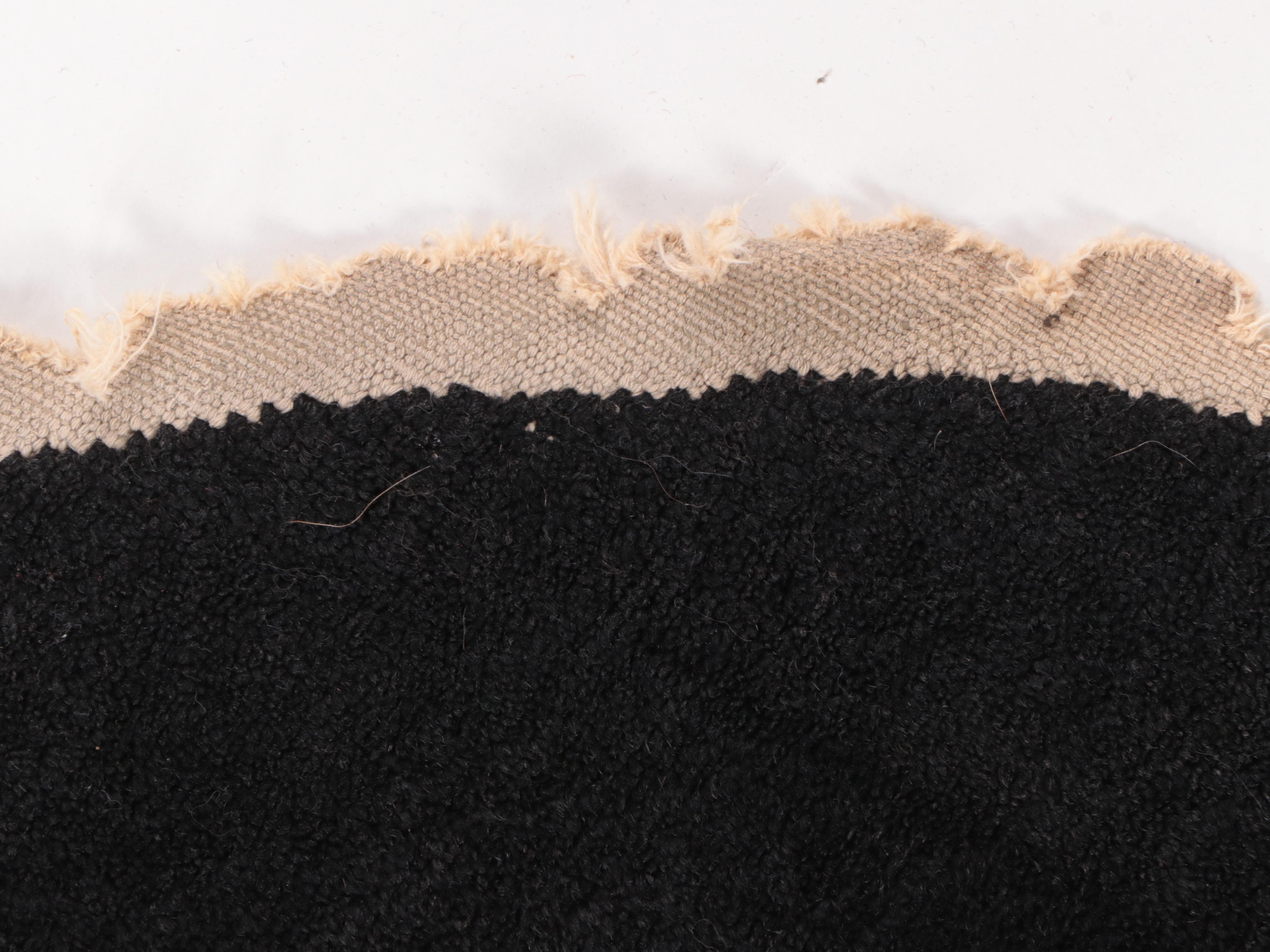 3'11 x 4'2 Hand-Knotted Chinese Nichols Style Accent Rug