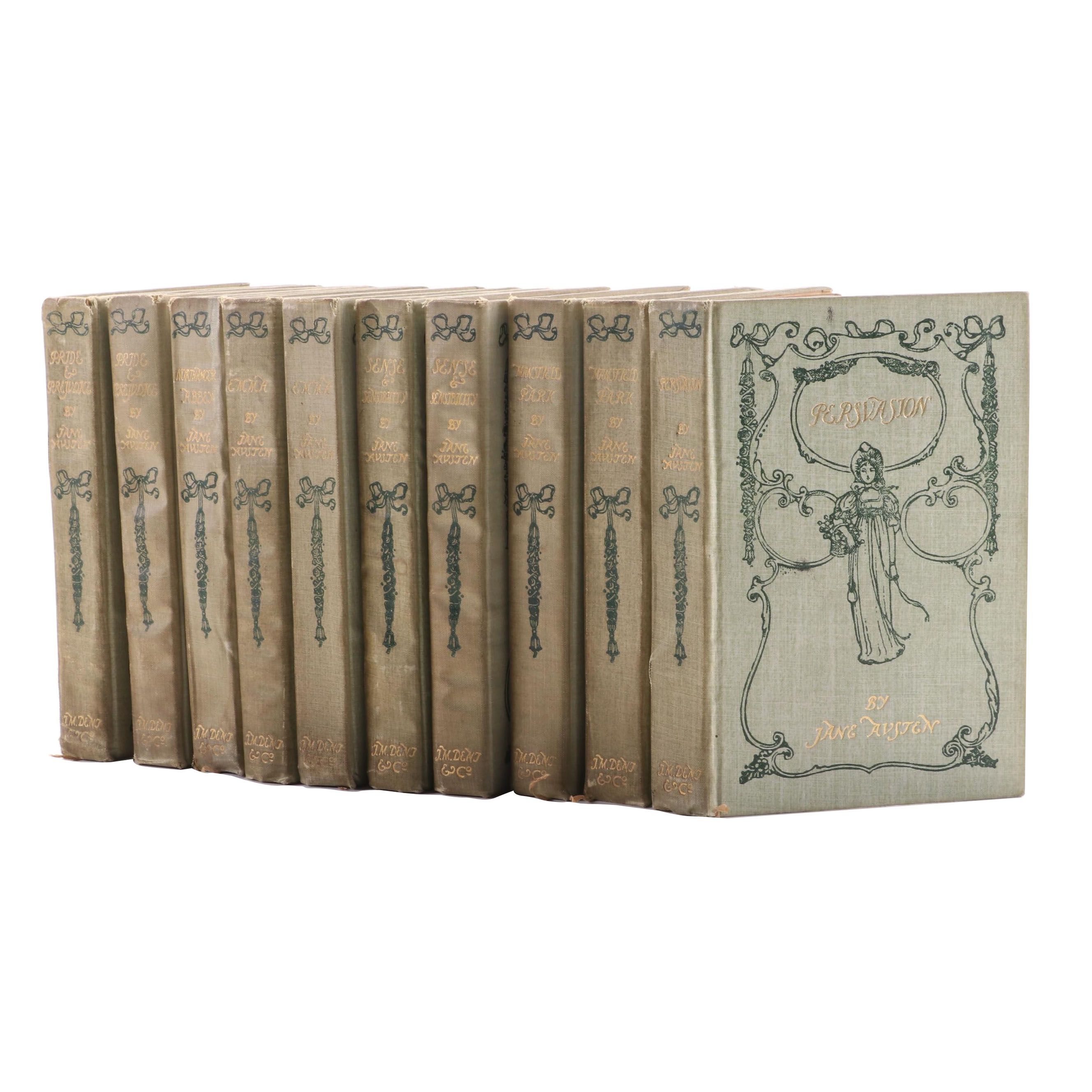 Illustrated "The Novels of Jane Austen" Complete Ten-Volume Set, 1904–1906