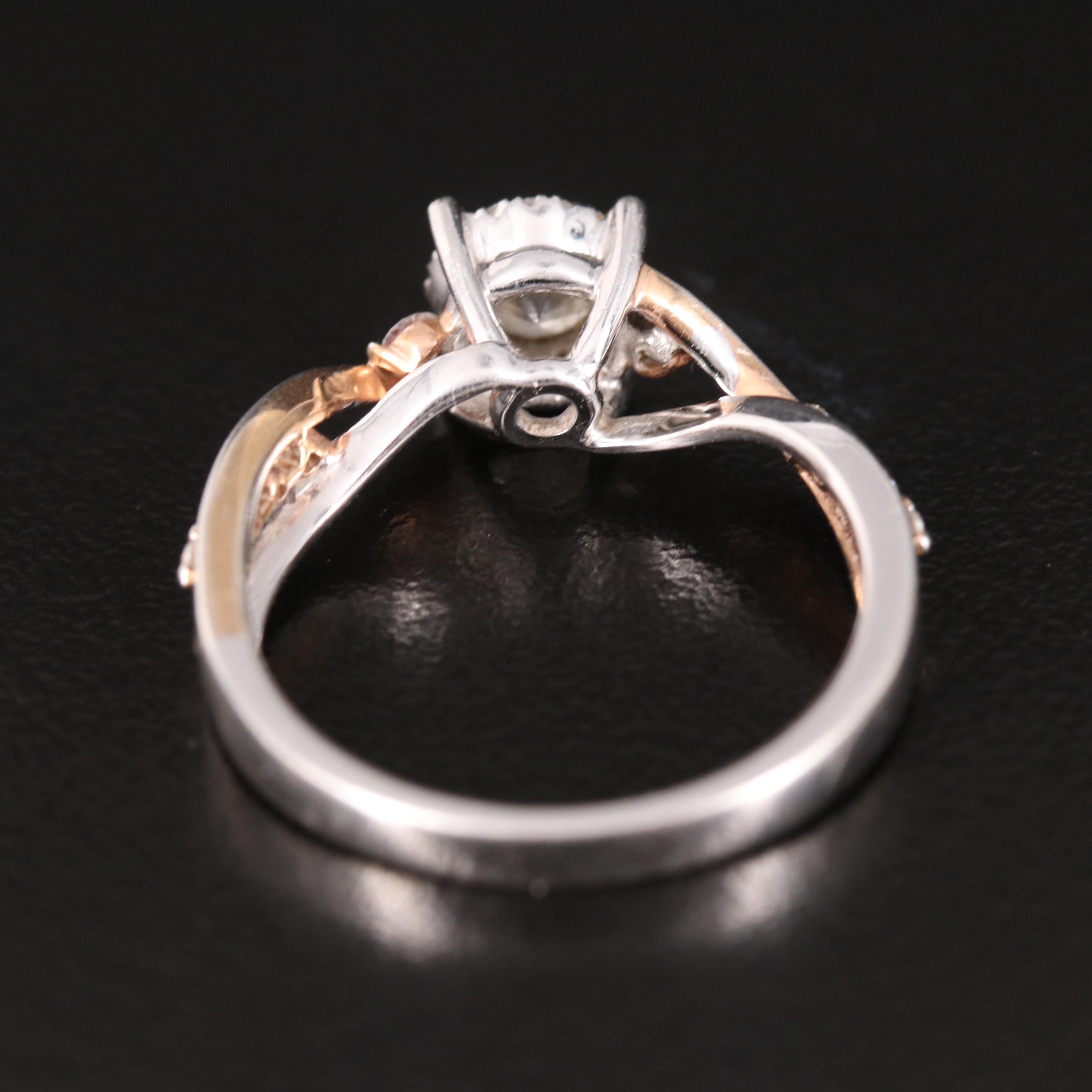 14K 0.65 CTW Diamond Ring