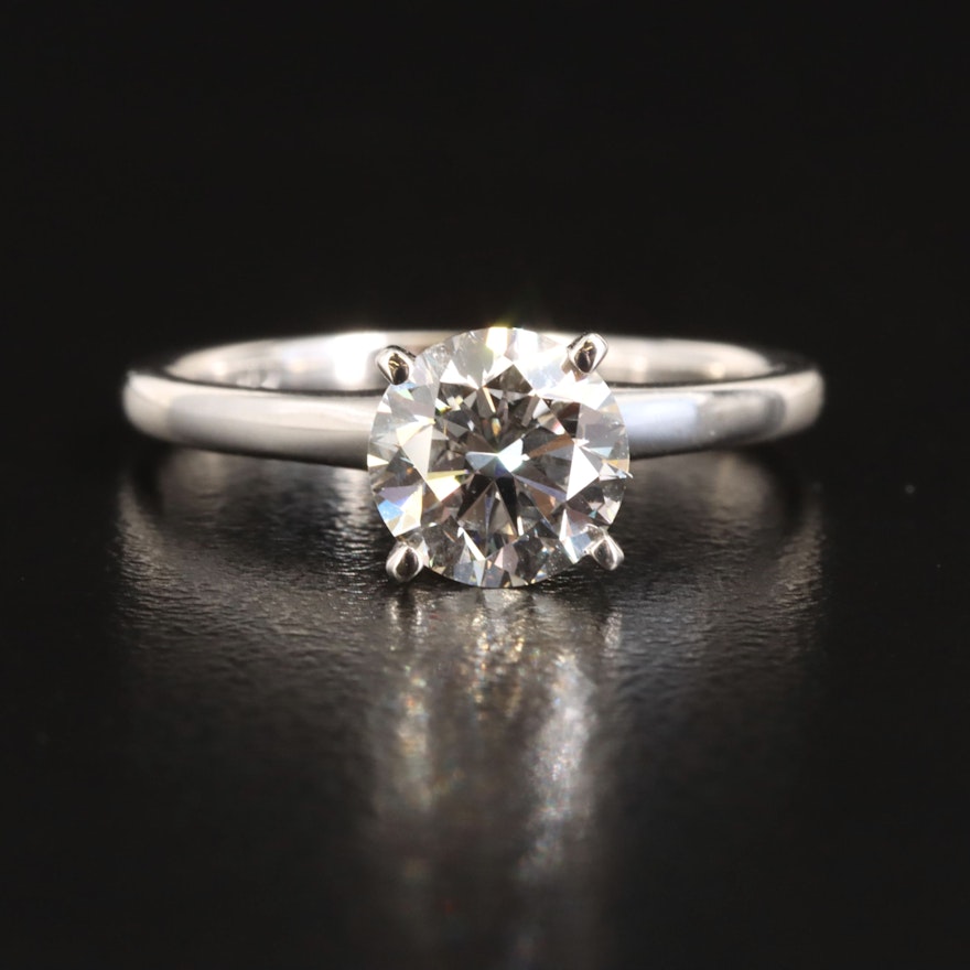 14K 1.22 CT Lab Grown Diamond Solitaire Ring