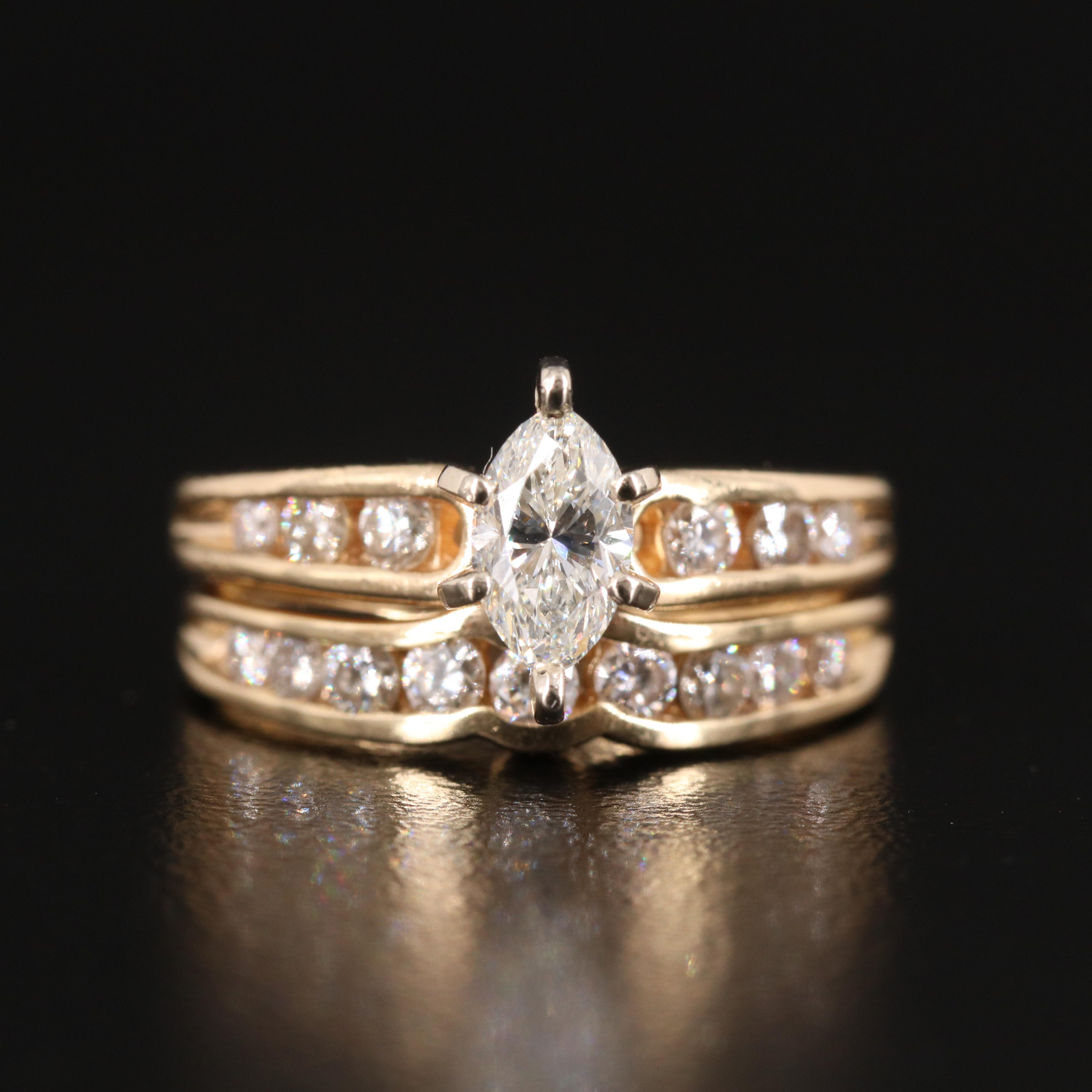 14K 1.06 CTW Diamond Ring