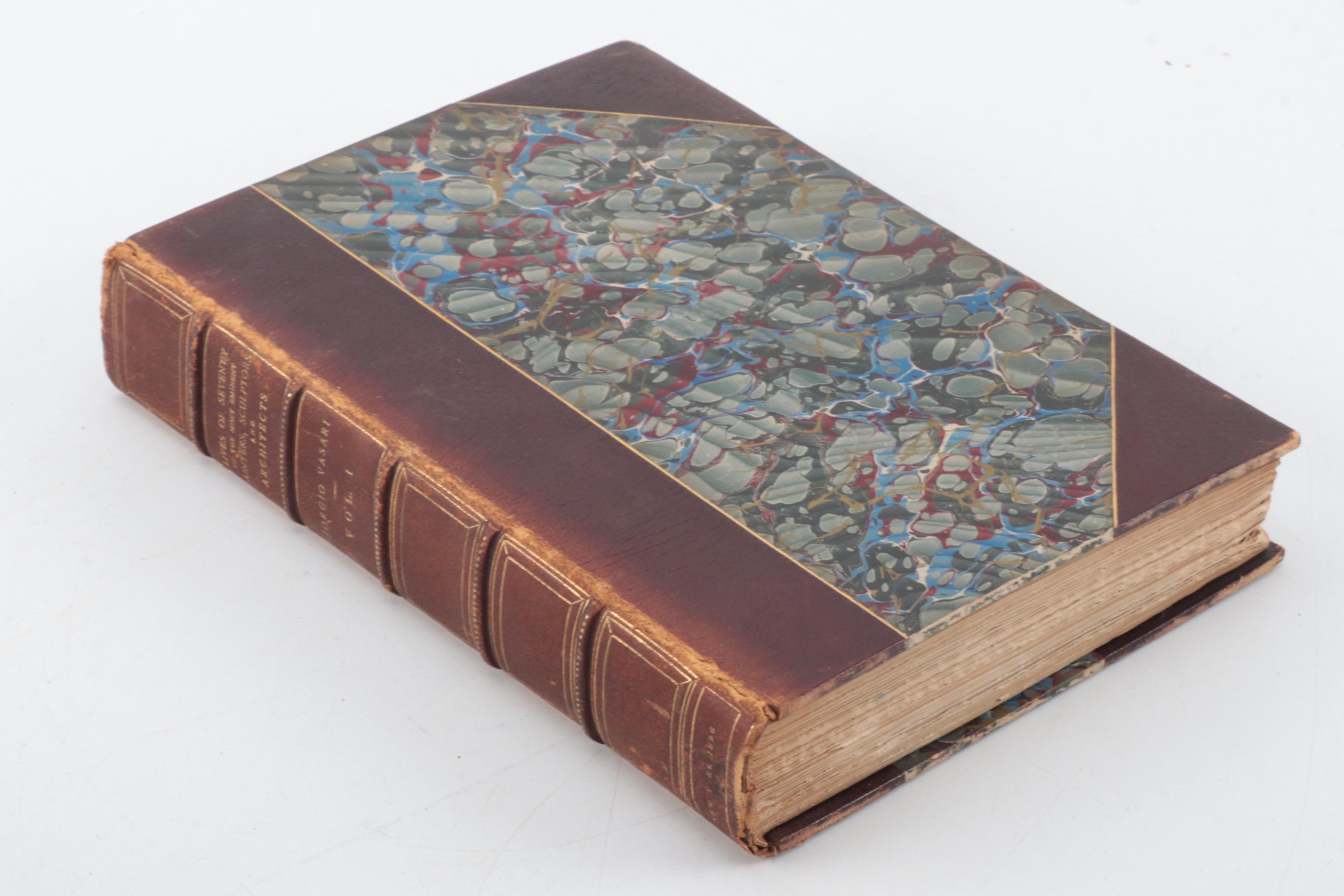 "Lives of Seventy of the Most Eminent Painters" Four-Volume Set, 1896