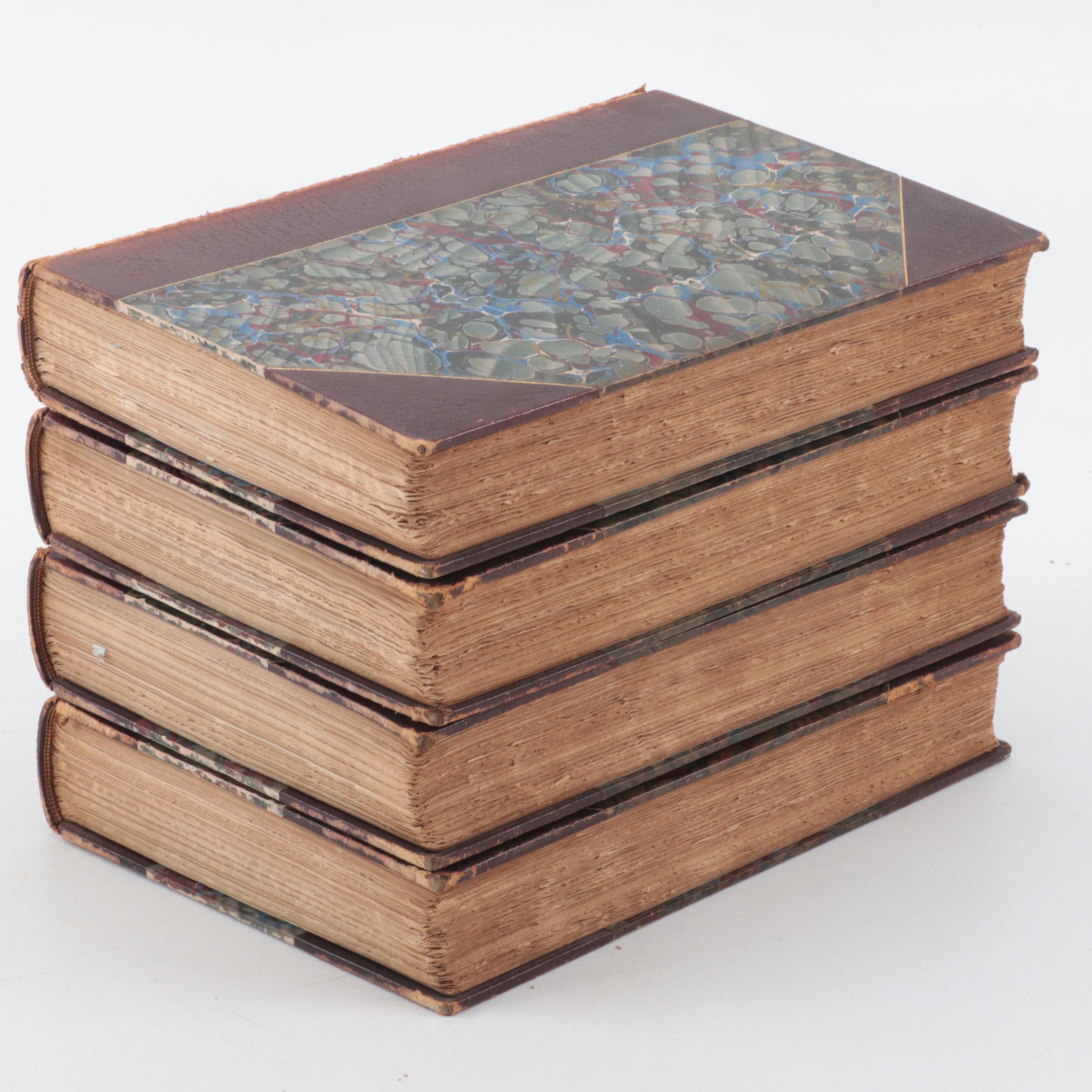 "Lives of Seventy of the Most Eminent Painters" Four-Volume Set, 1896