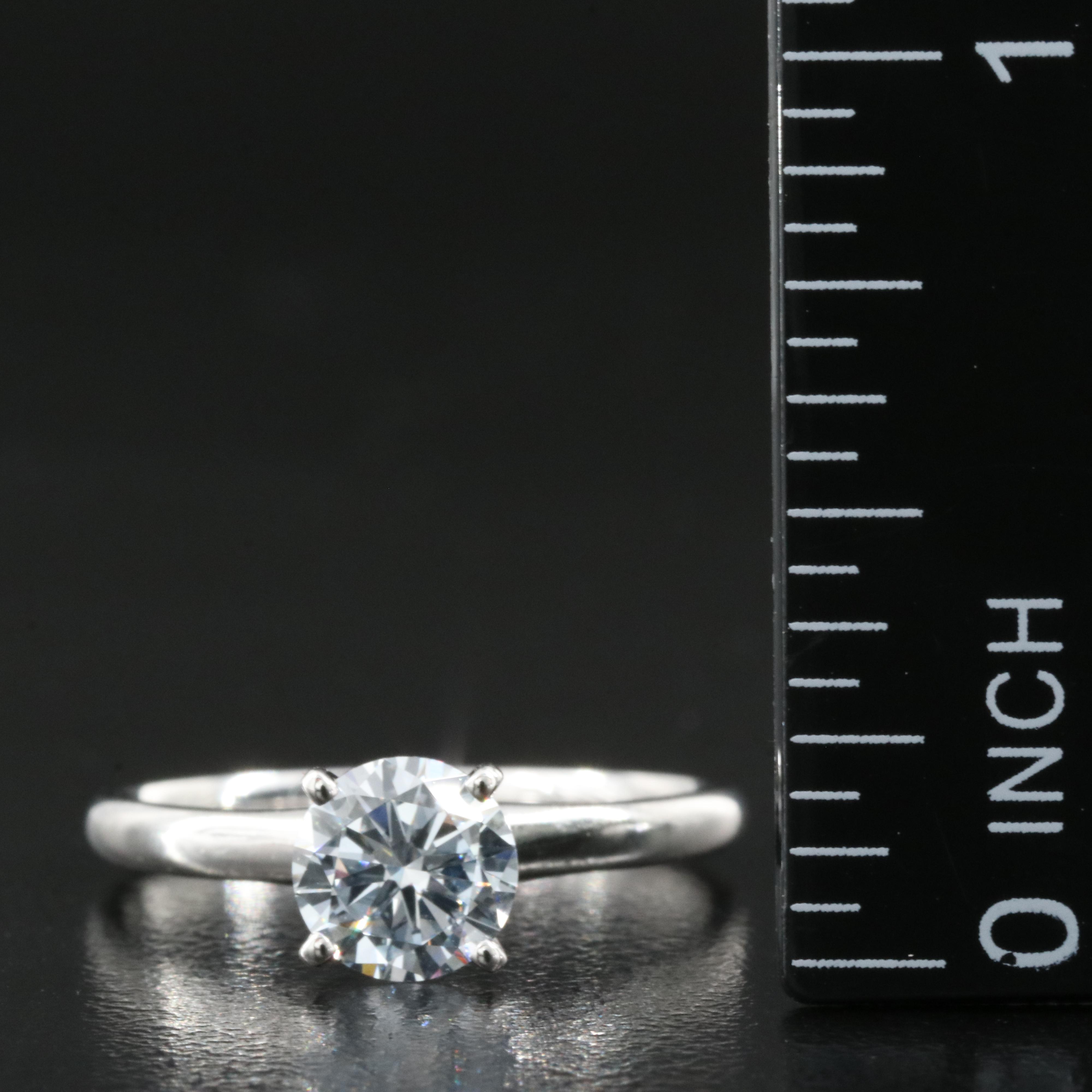 14K 0.99 CT Lab Grown Diamond Solitaire Ring