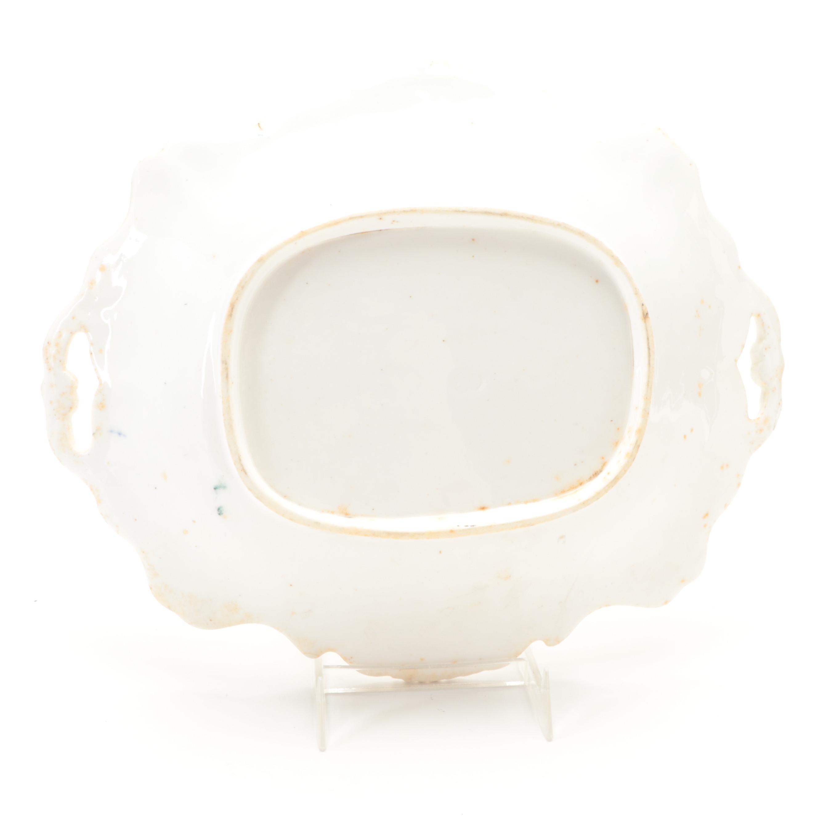 Group of English Porcelain with Mintons "Seaweed," J. Green G Sons, 19th Century