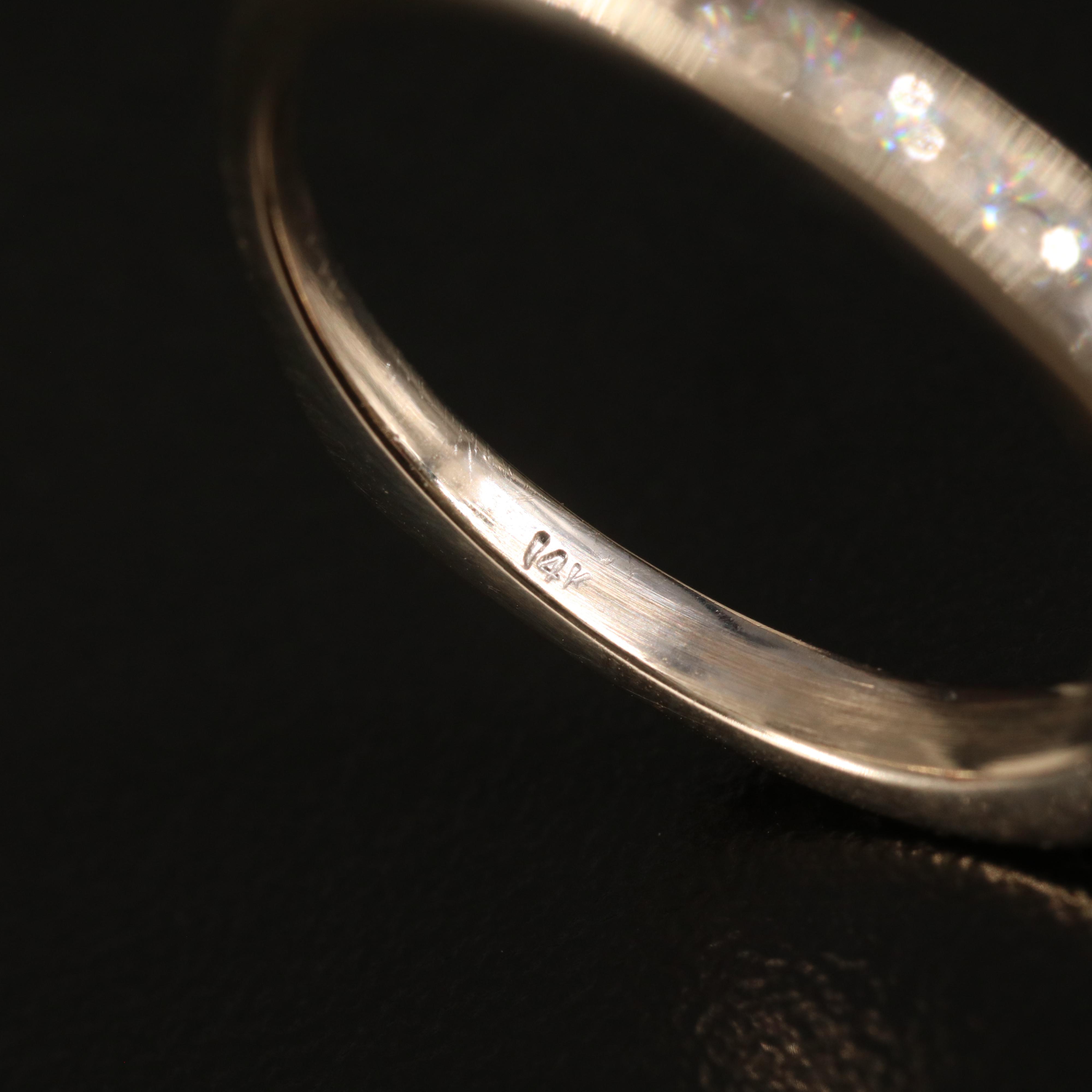 14K Spinel and Diamond Ring