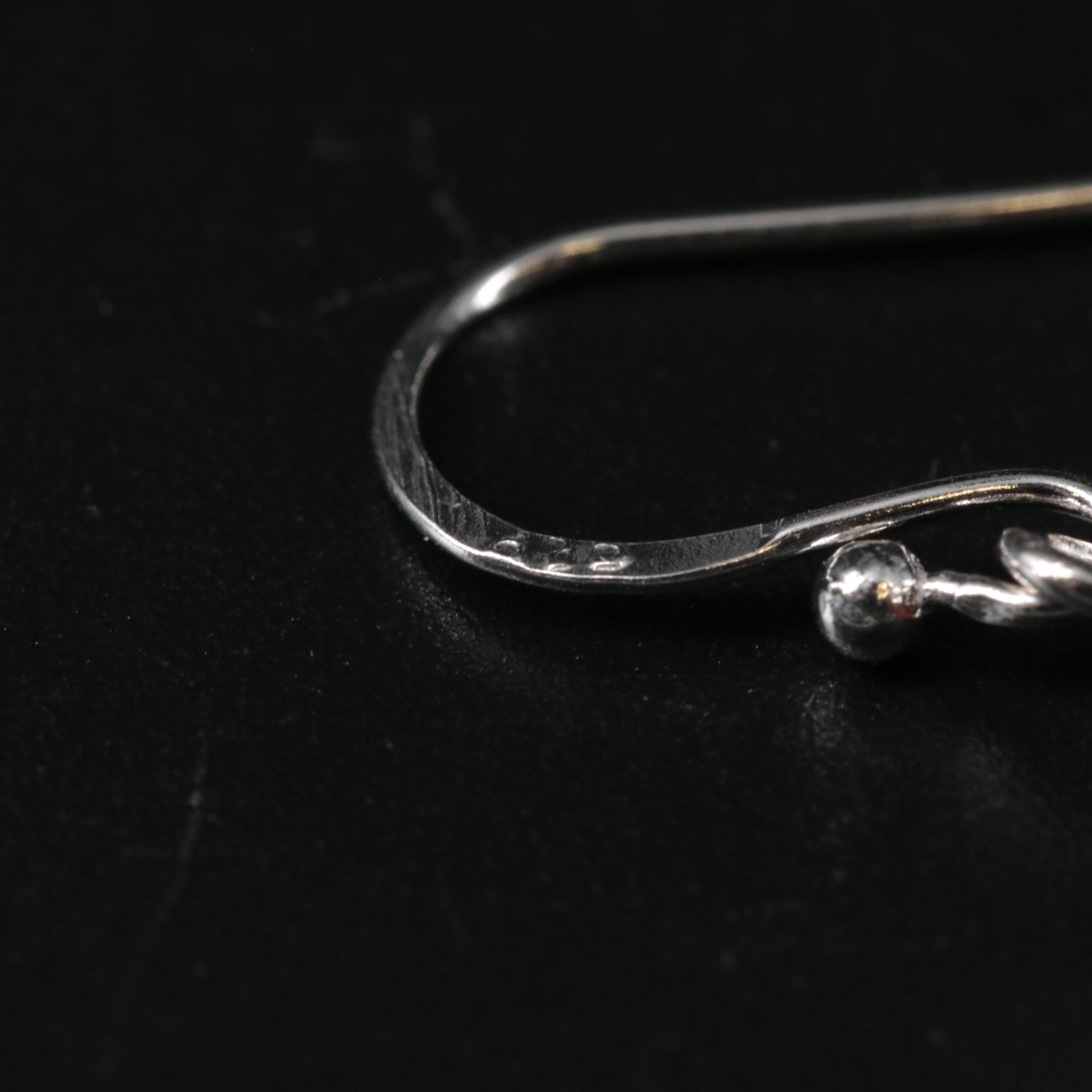 Sterling Moonstone Dangle Earrings