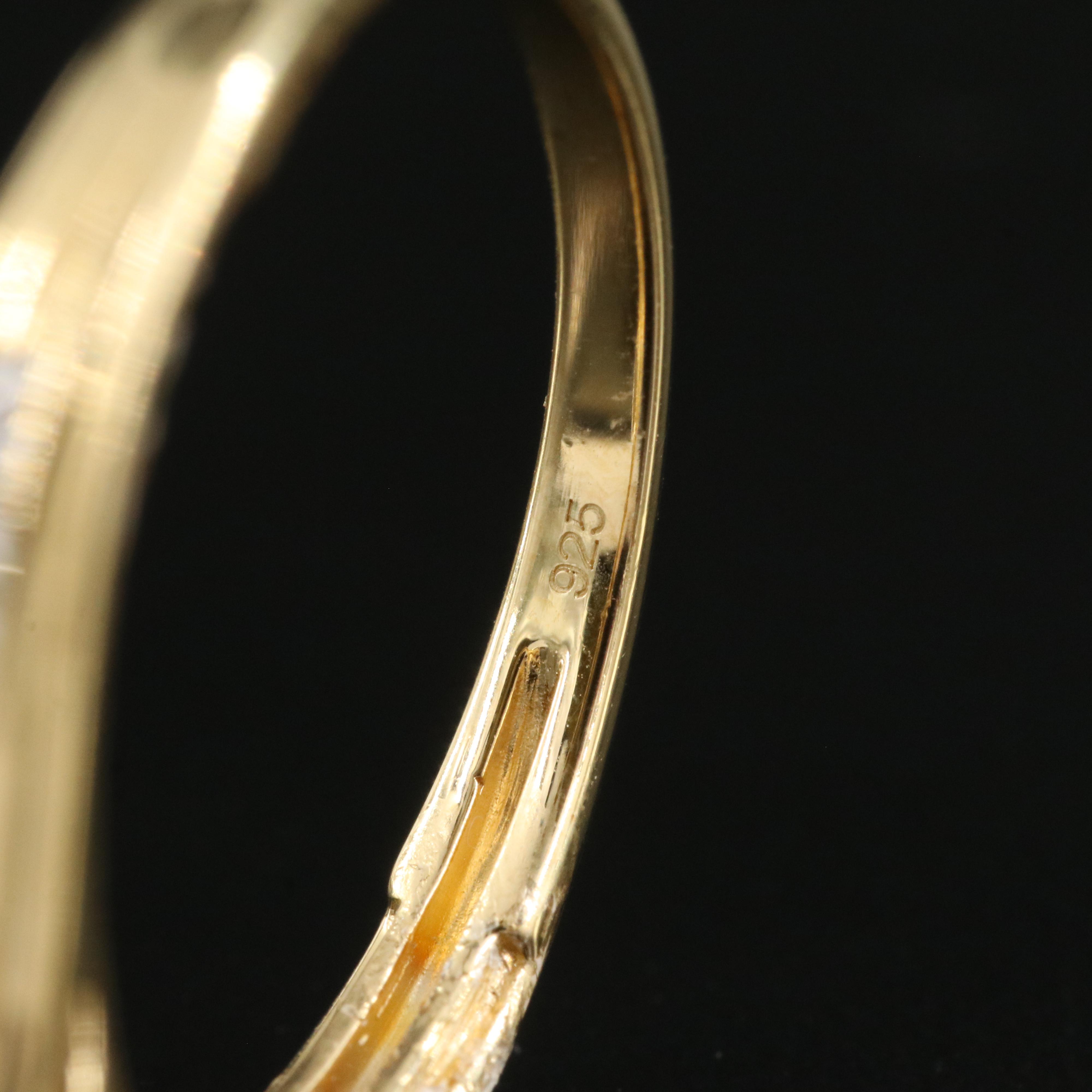 Sterling Diamond Ring Set