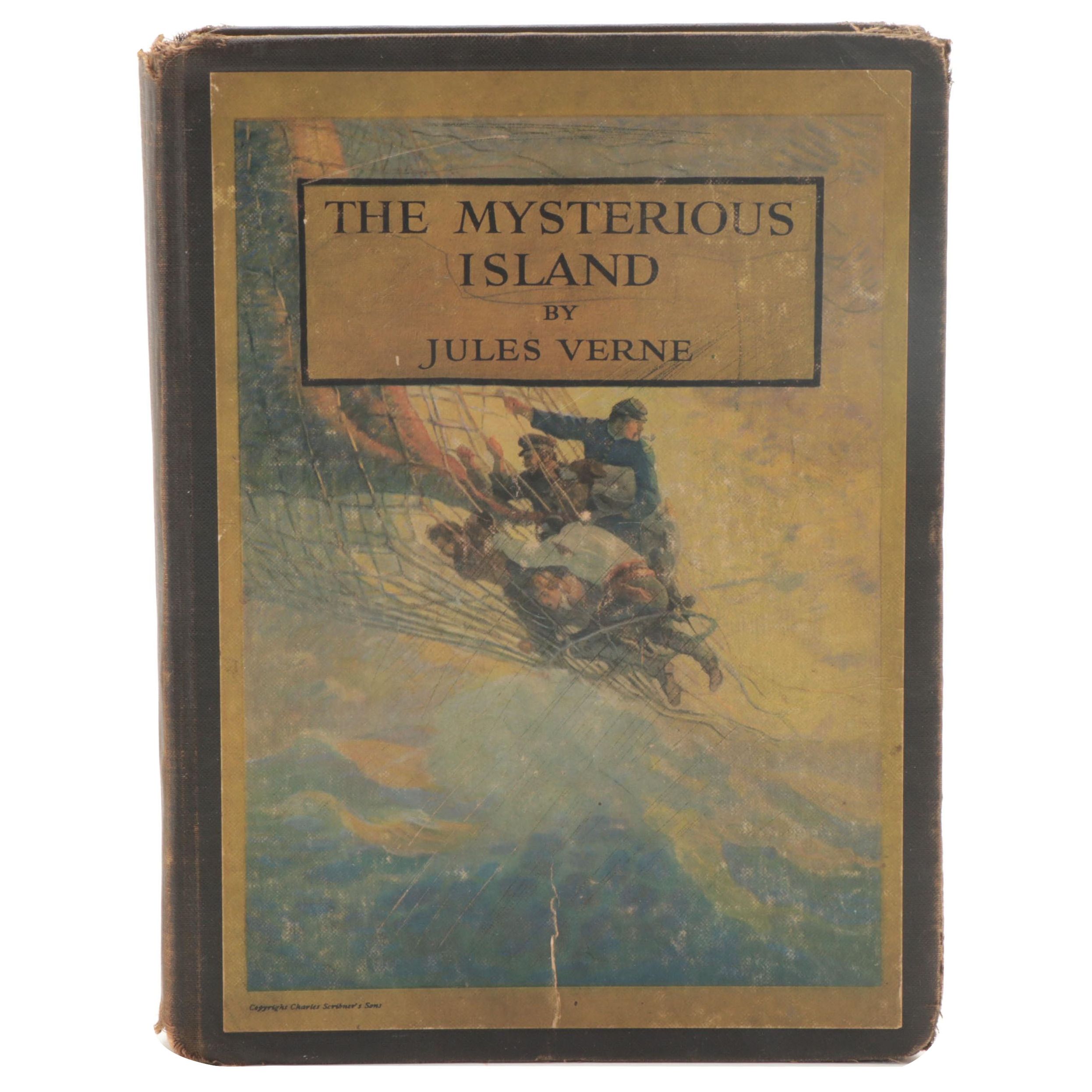 N. C. Wyeth Illustrated "The Mysterious Island" by Jules Verne, 1919