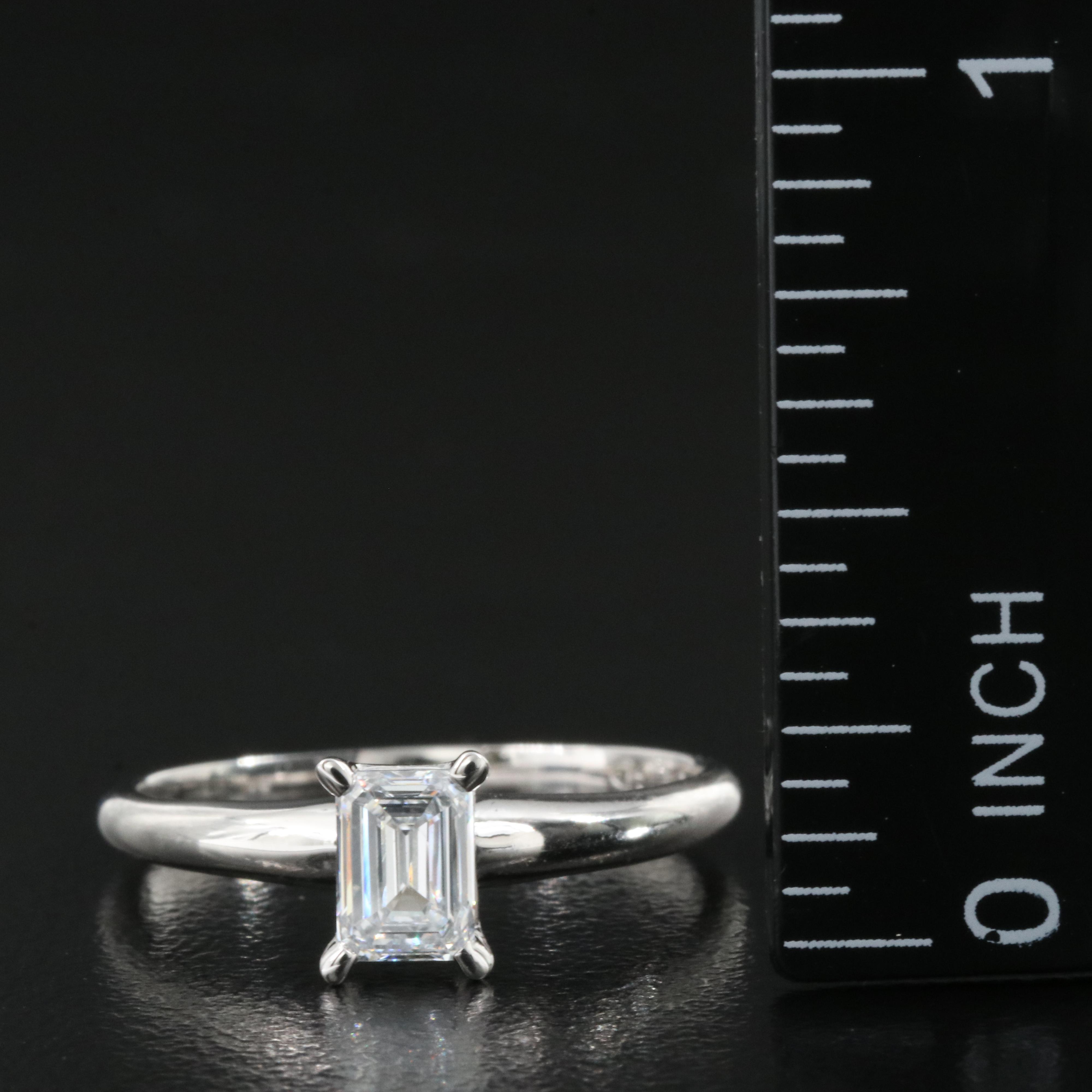 14K 0.59 CT Lab Grown Diamond Solitaire Ring