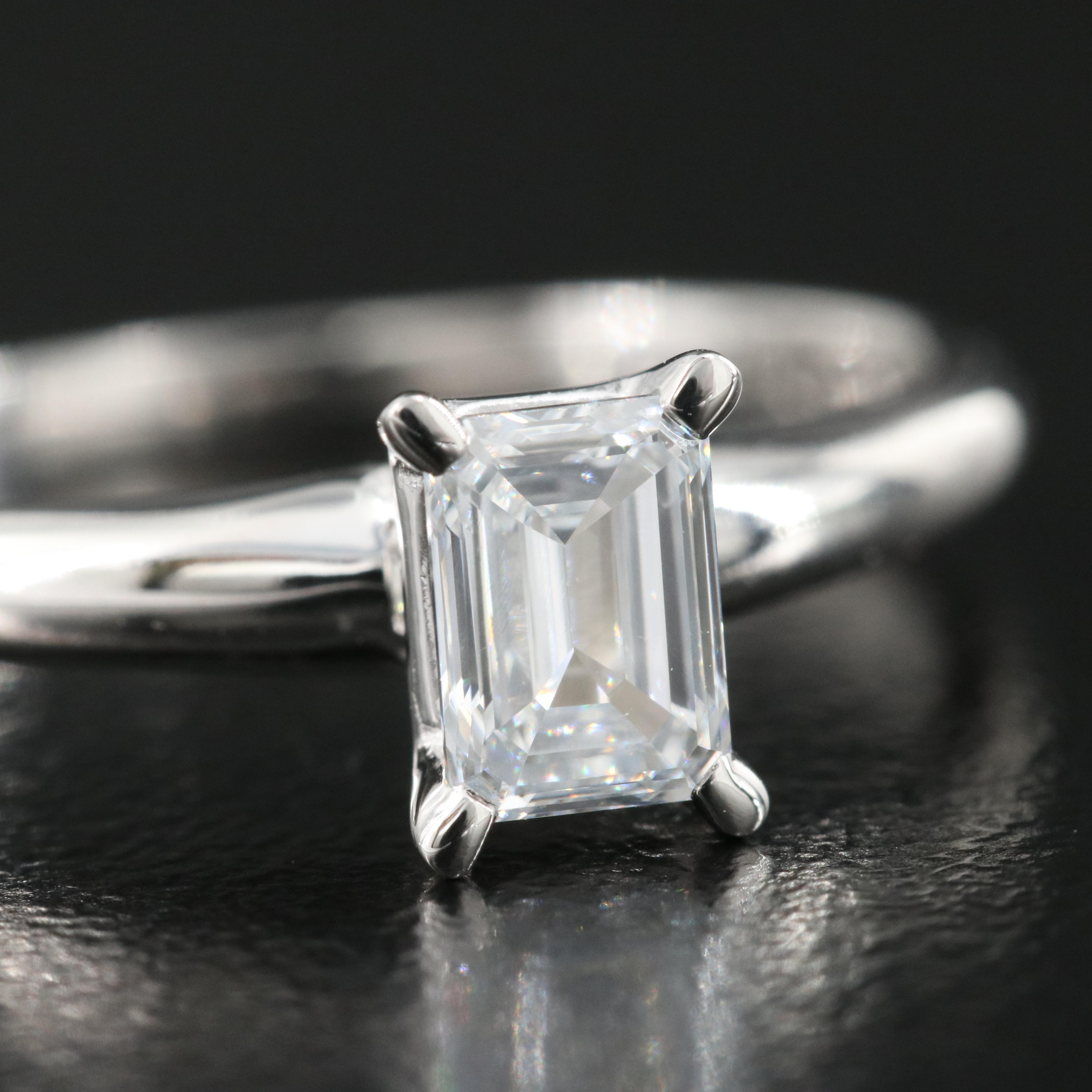 14K 0.59 CT Lab Grown Diamond Solitaire Ring