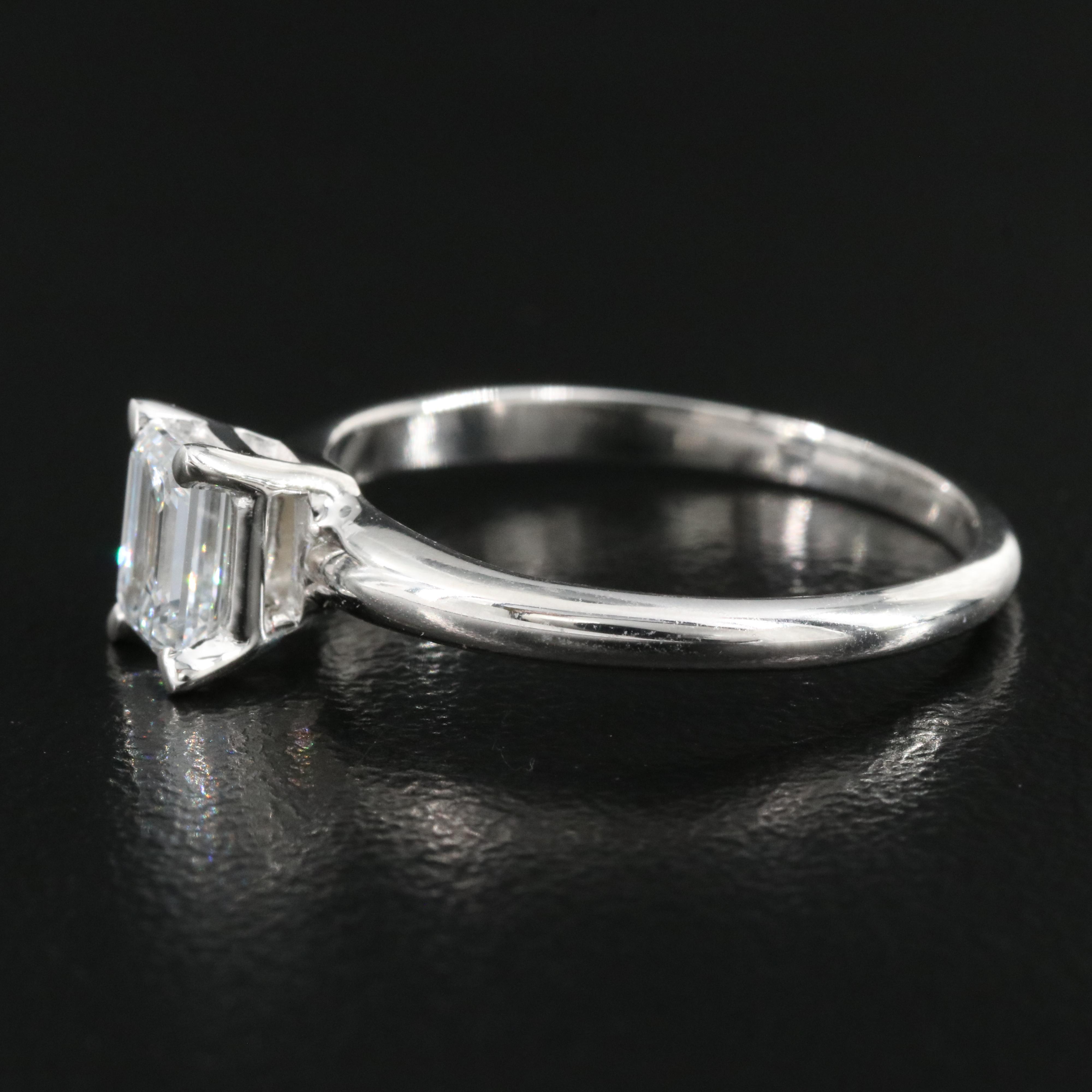 14K 0.59 CT Lab Grown Diamond Solitaire Ring