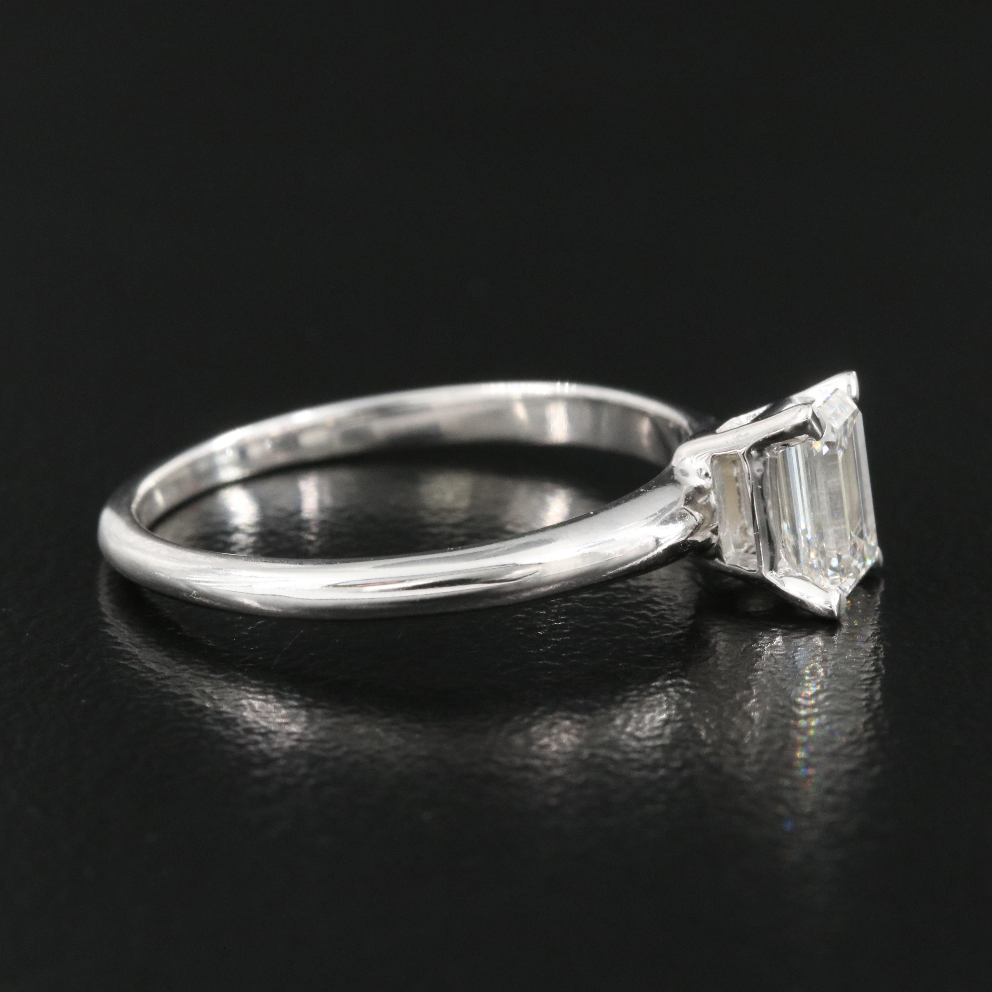 14K 0.66 CT Lab Grown Diamond Solitaire Ring