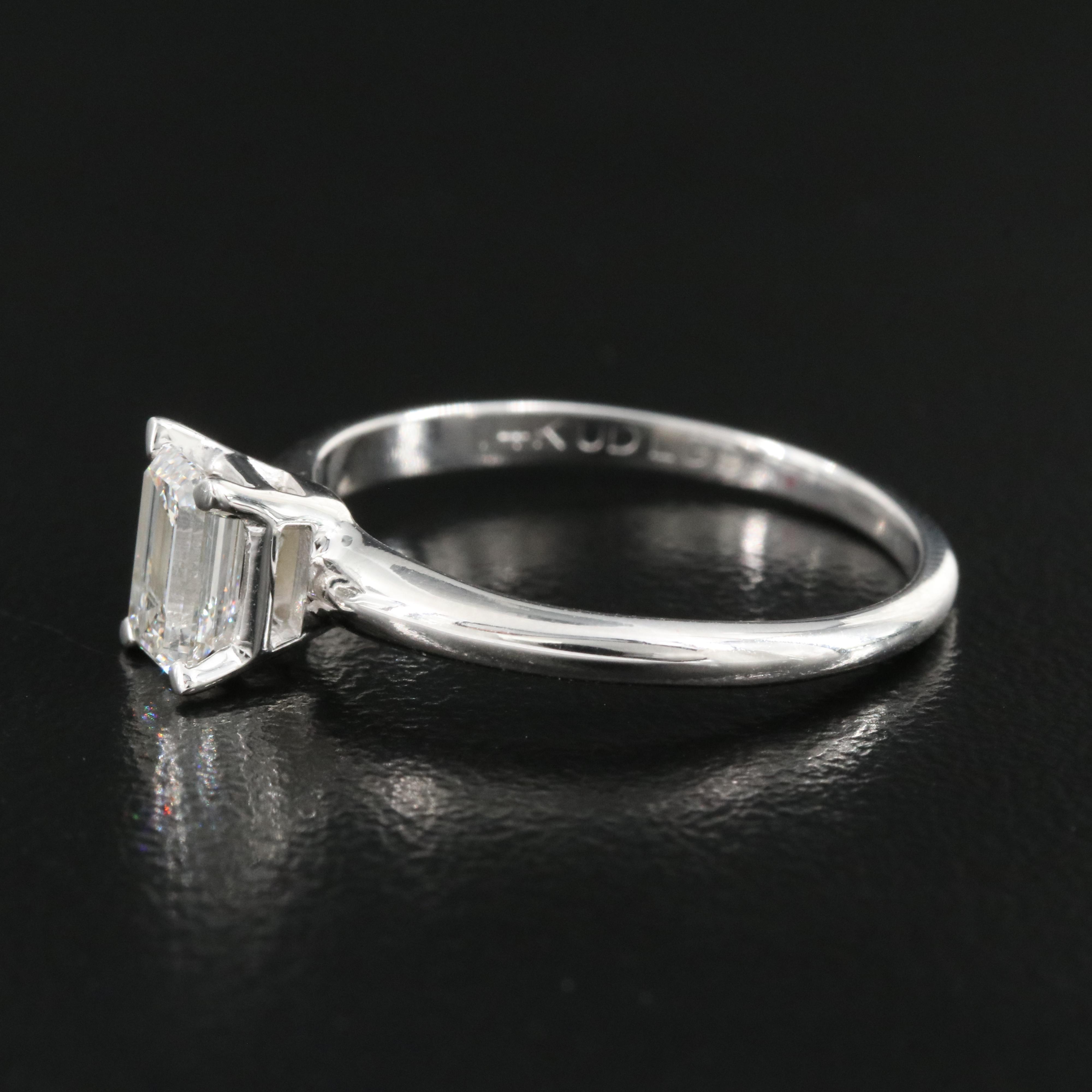 14K 0.66 CT Lab Grown Diamond Solitaire Ring