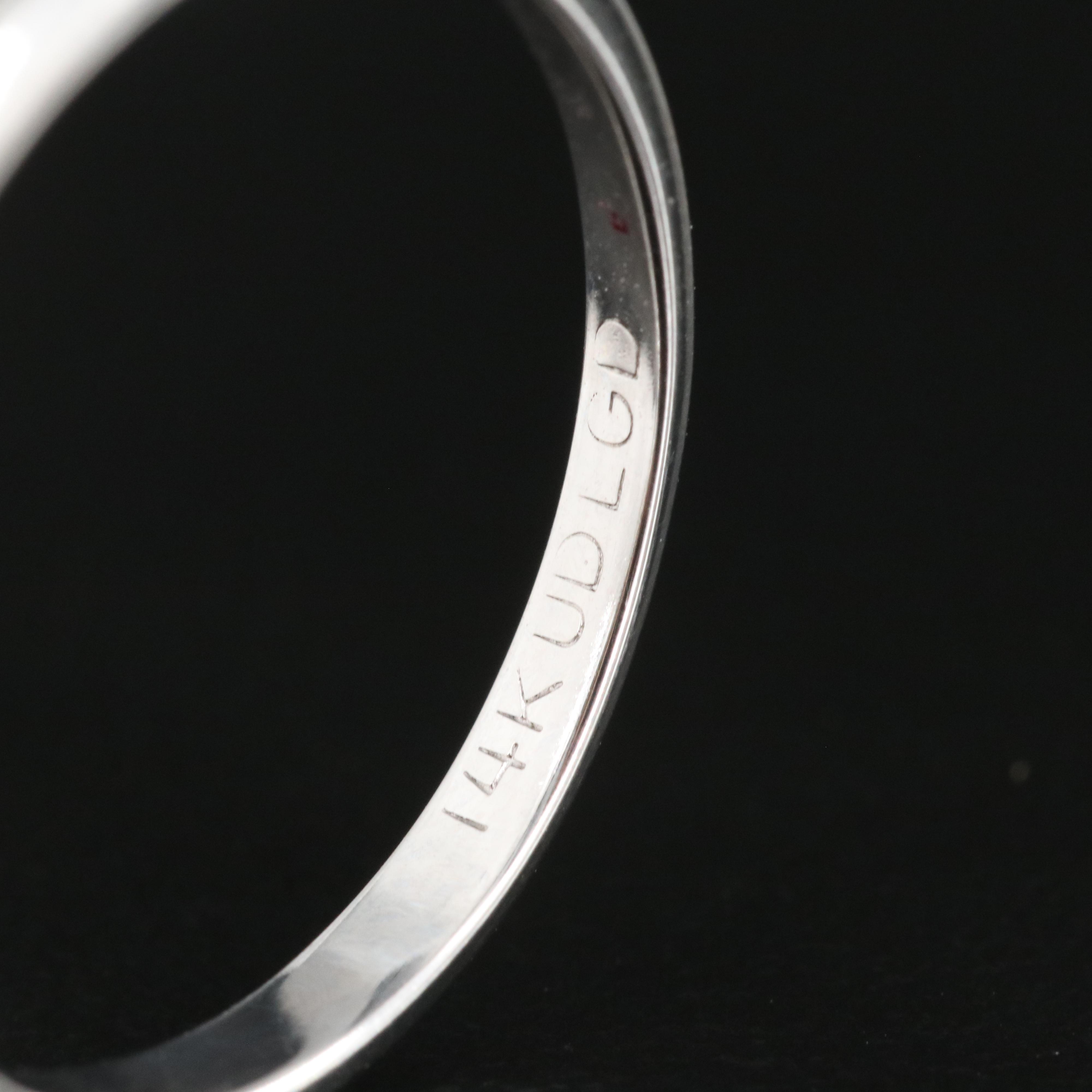 14K 0.66 CT Lab Grown Diamond Solitaire Ring