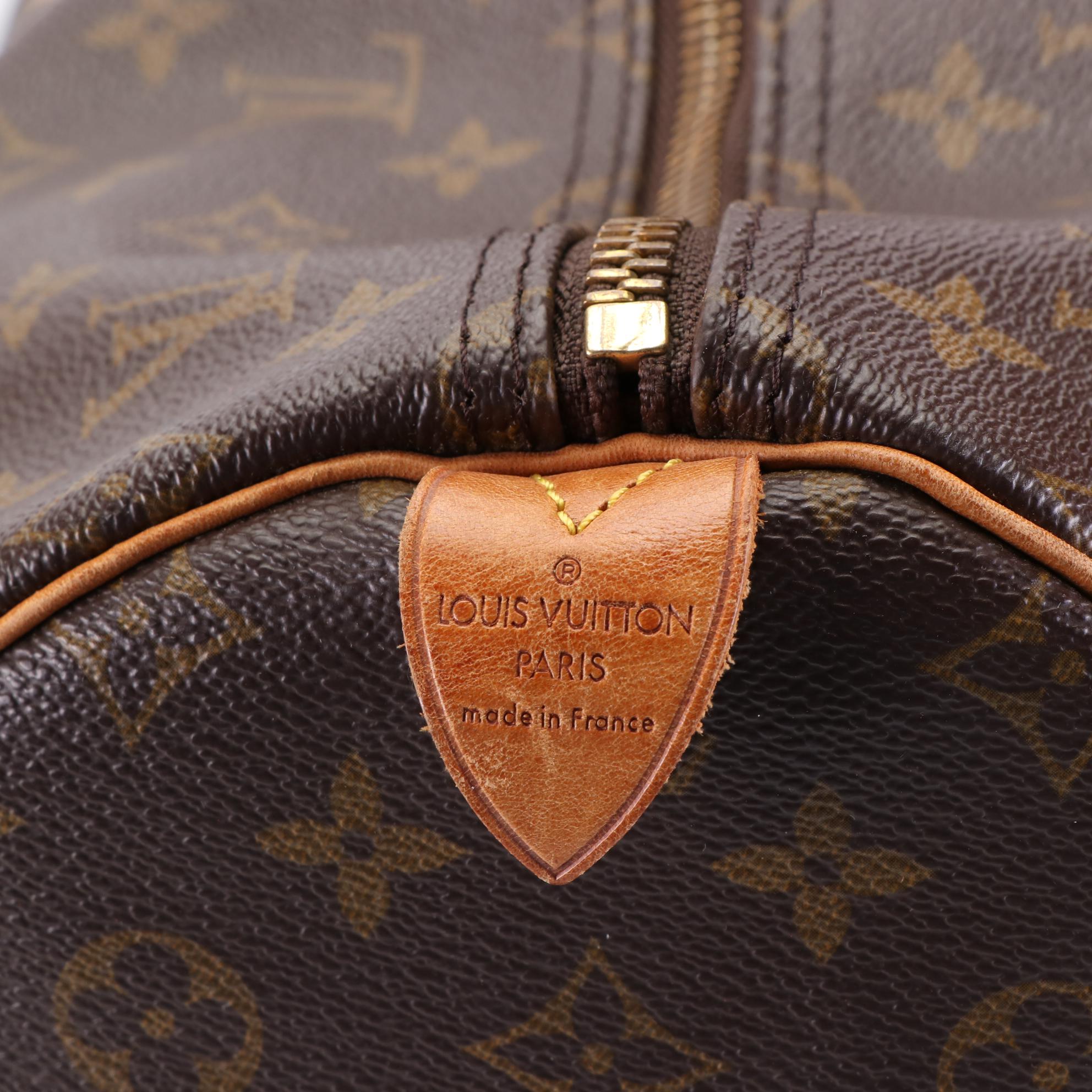 Louis Vuitton Keepall 55 in Monogram Canvas and Vachetta Leather