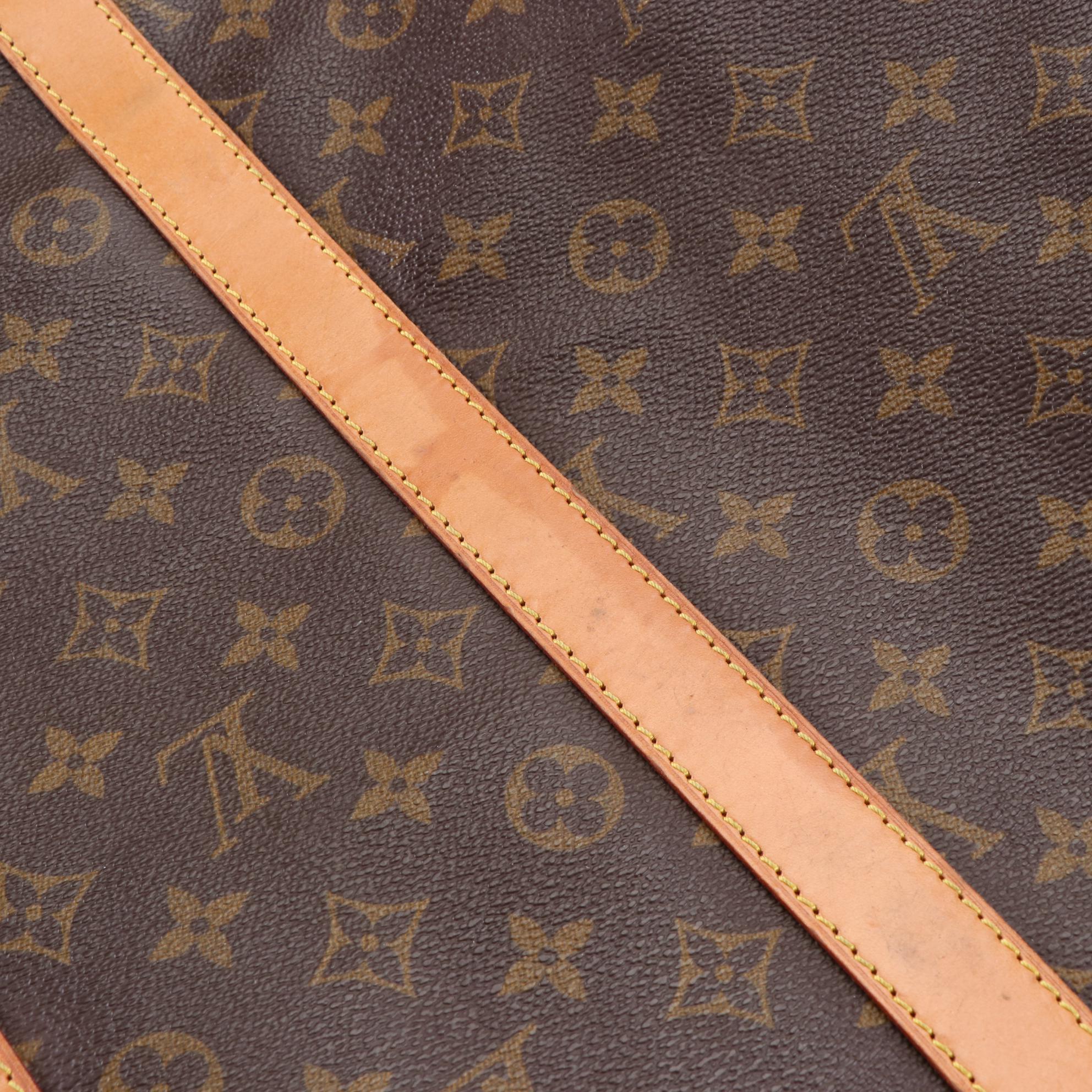 Louis Vuitton Keepall 55 in Monogram Canvas and Vachetta Leather