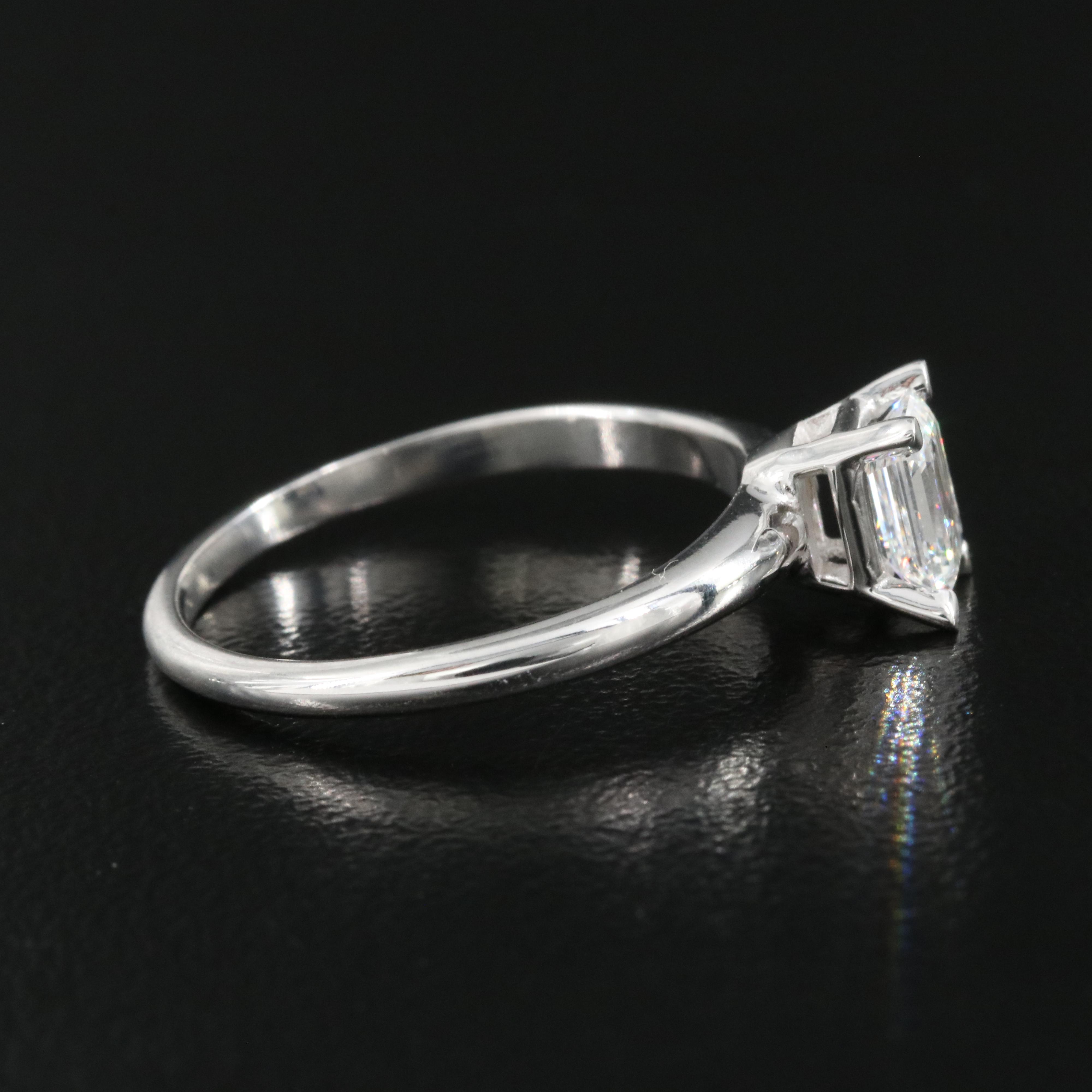 14K 0.67 CT Lab Grown Diamond Solitaire Ring