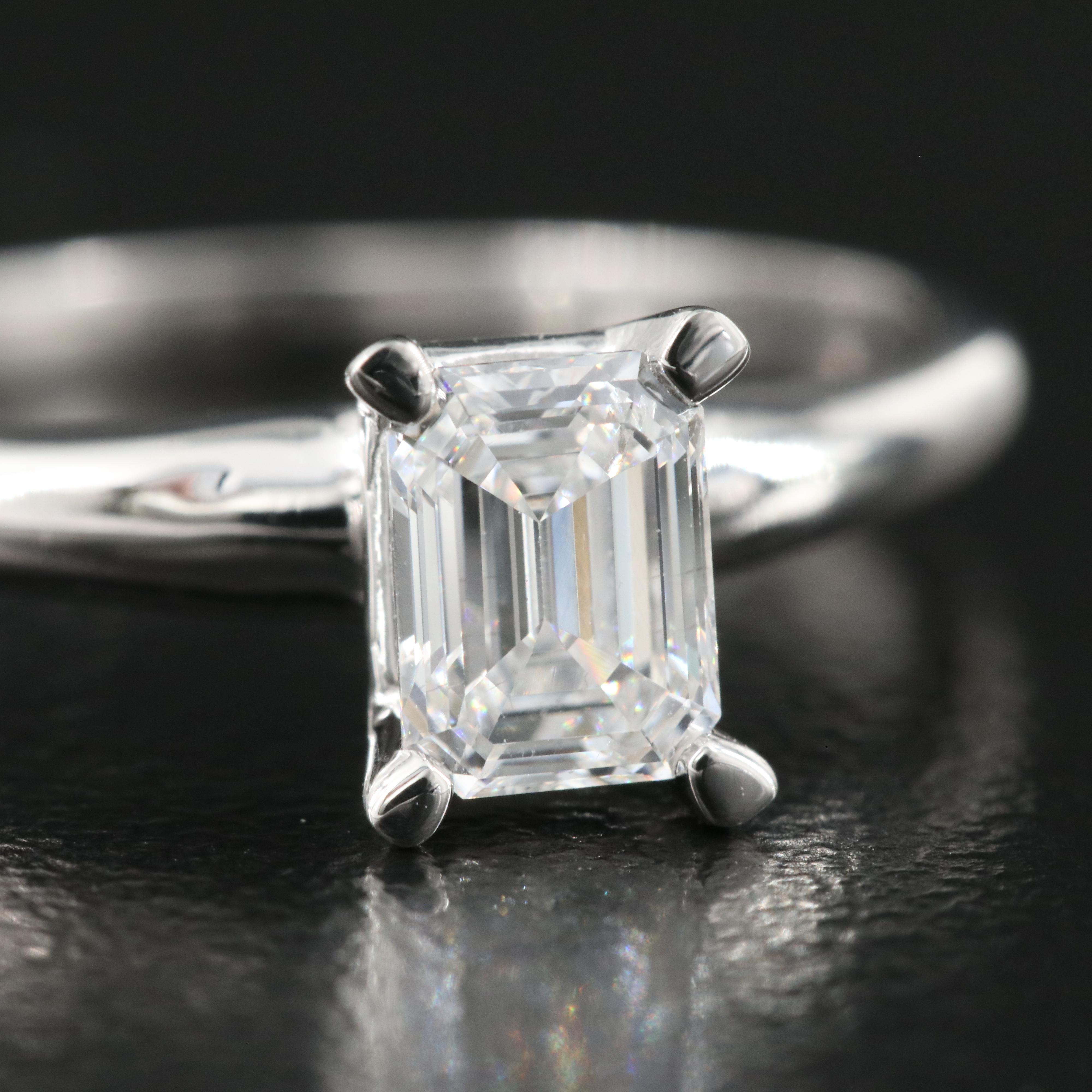 14K 0.67 CT Lab Grown Diamond Solitaire Ring