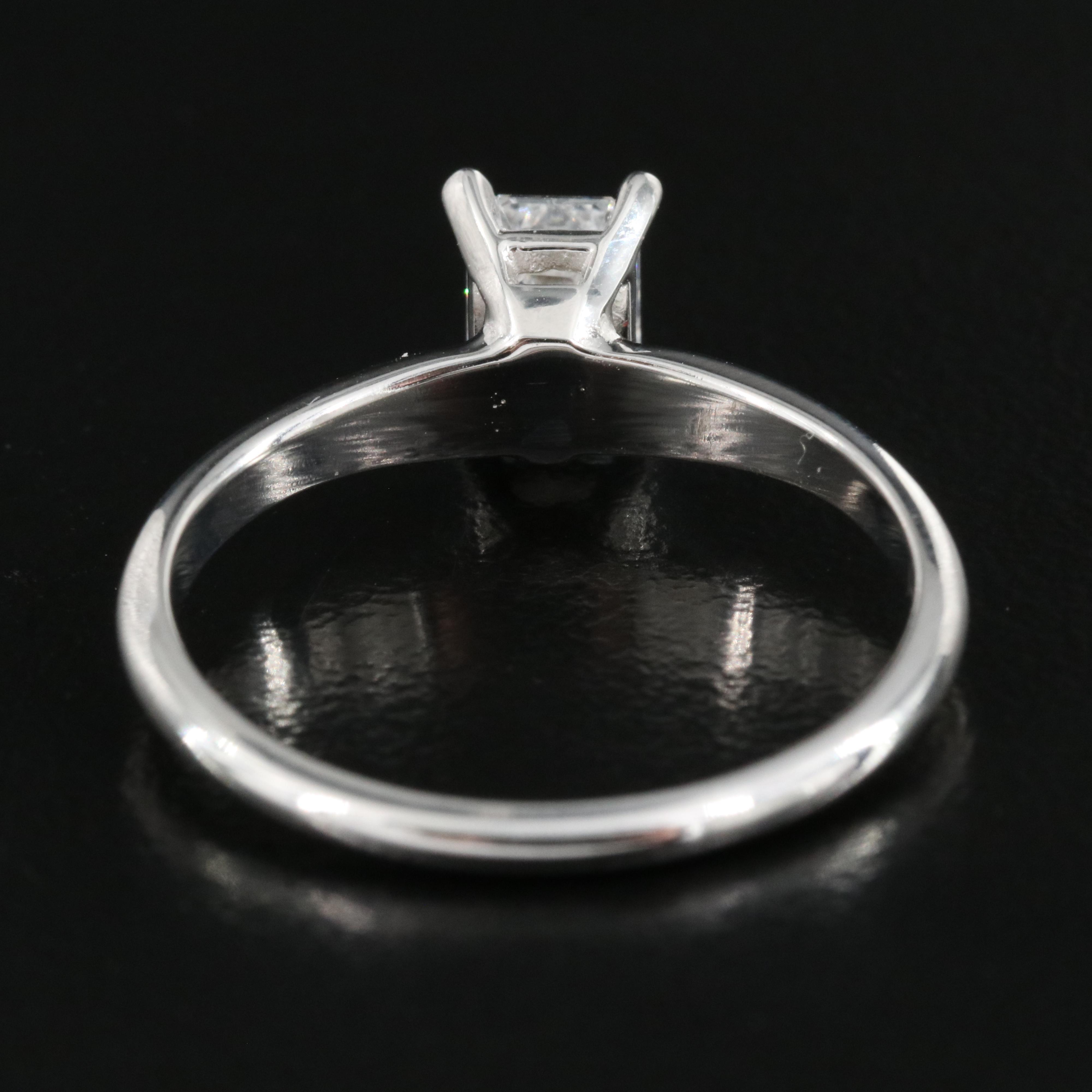 14K 0.67 CT Lab Grown Diamond Solitaire Ring