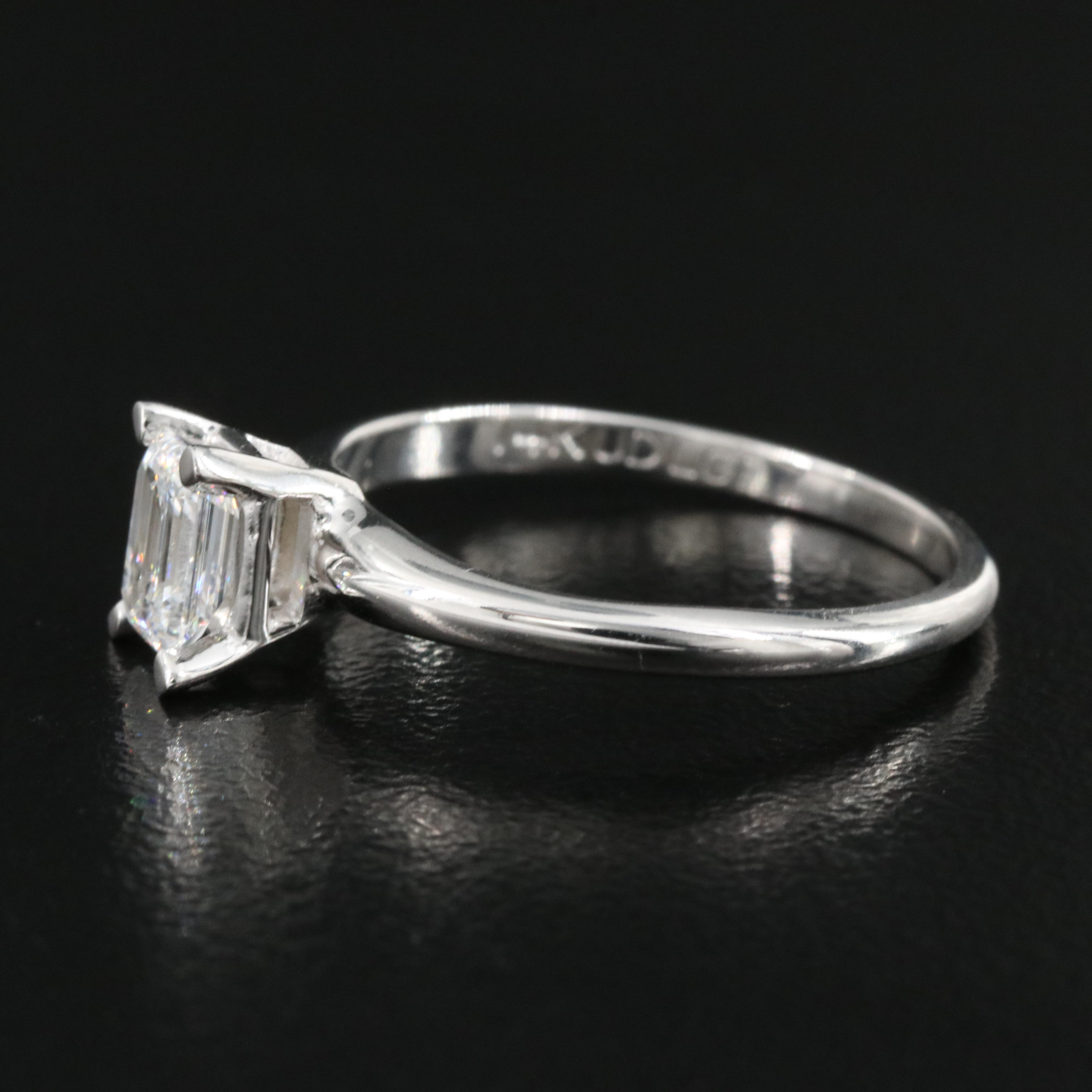 14K 0.67 CT Lab Grown Diamond Solitaire Ring
