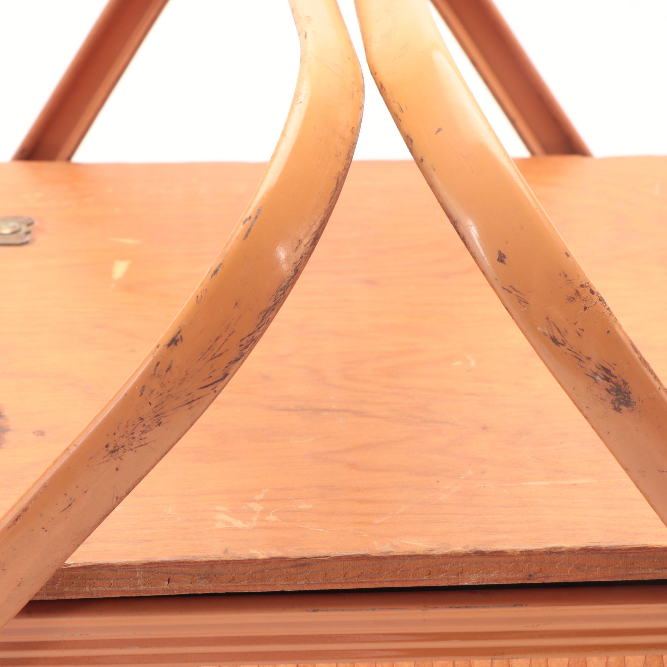 Redmon Picnic Basket with Longaberger Kiddie Purse and Royce Hanging Basket