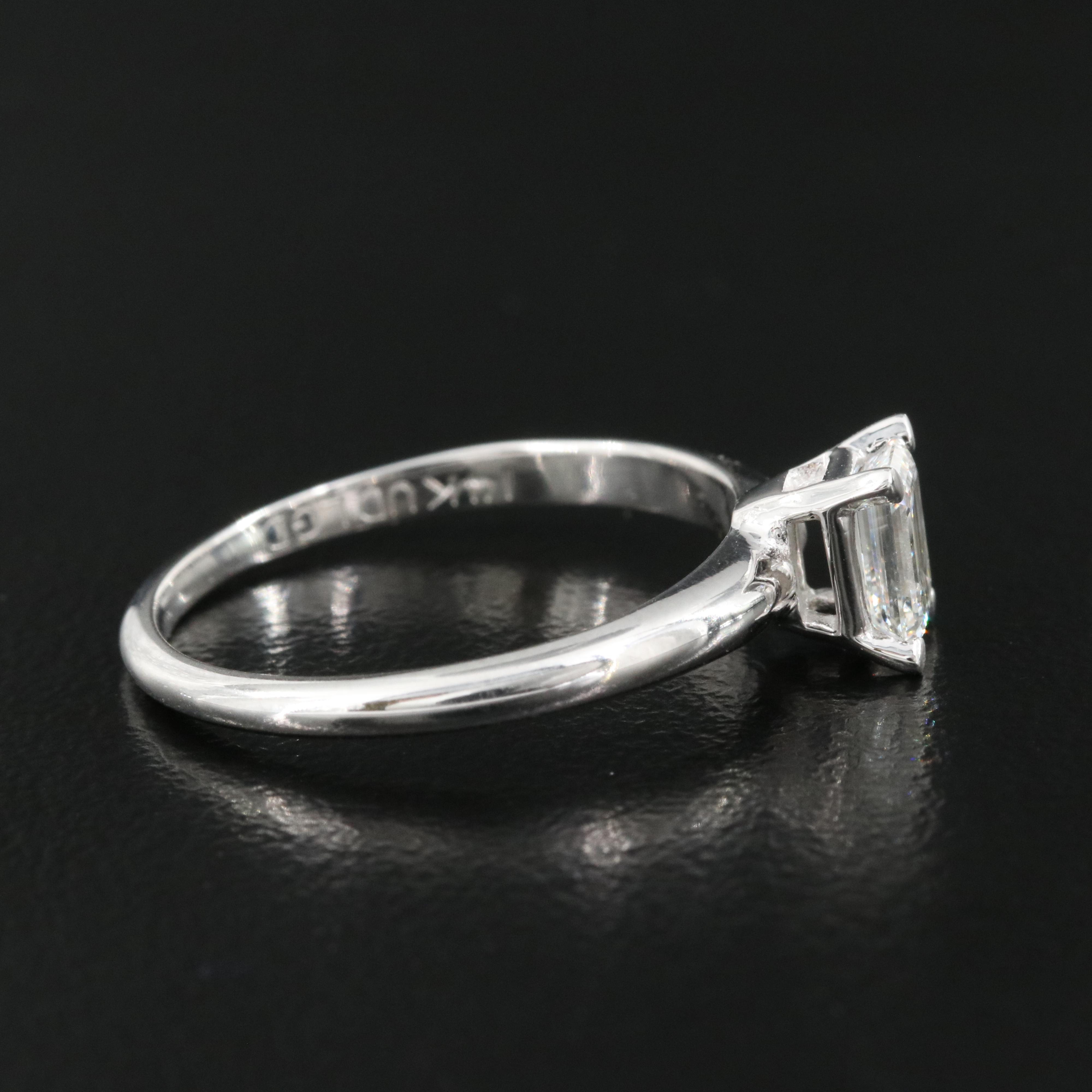 14K 0.61 CT Lab Grown Diamond Solitaire Ring