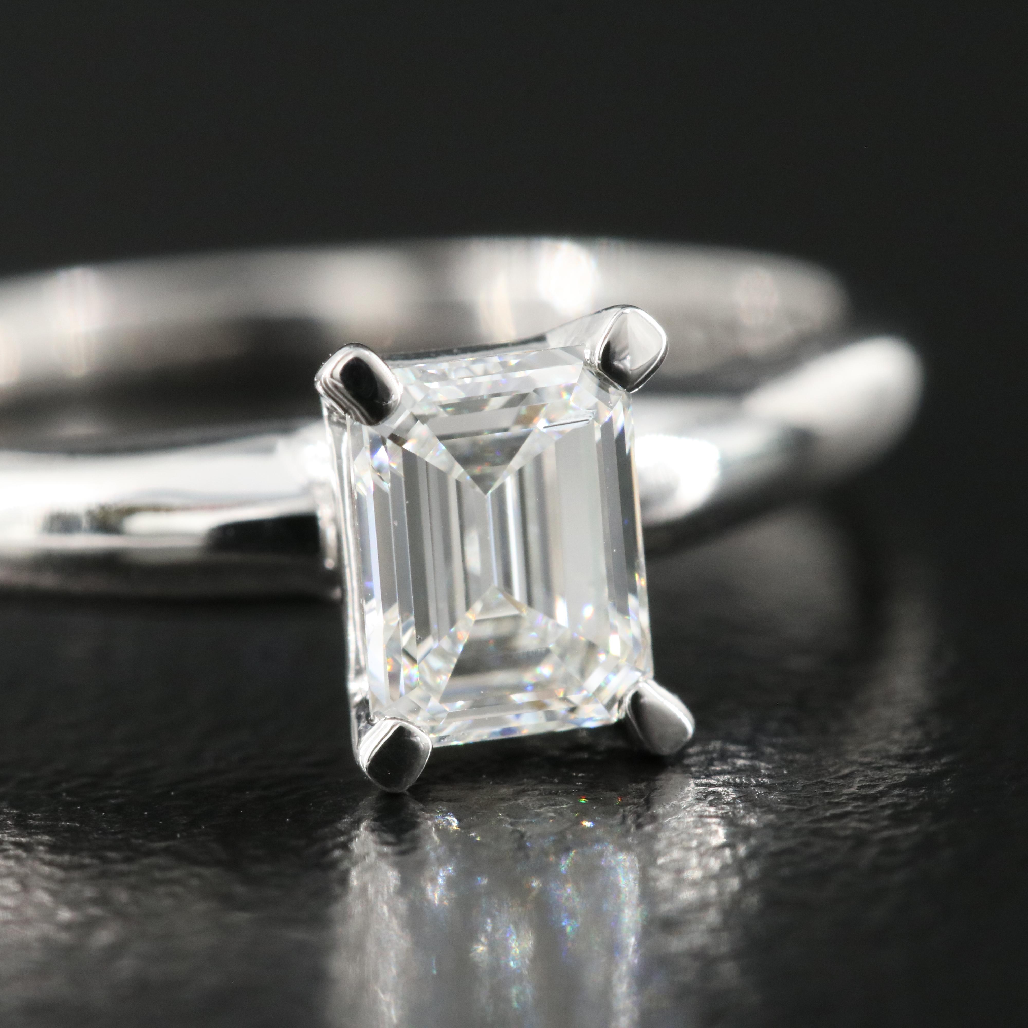 14K 0.61 CT Lab Grown Diamond Solitaire Ring