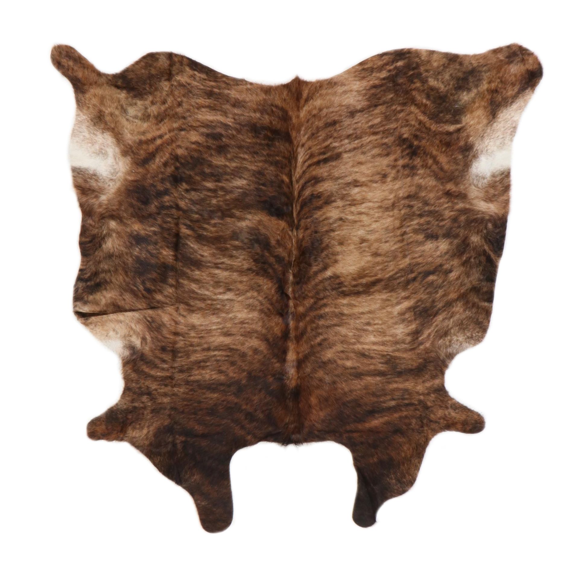 5'6 x 5'6 Natural Cowhide Area Rug