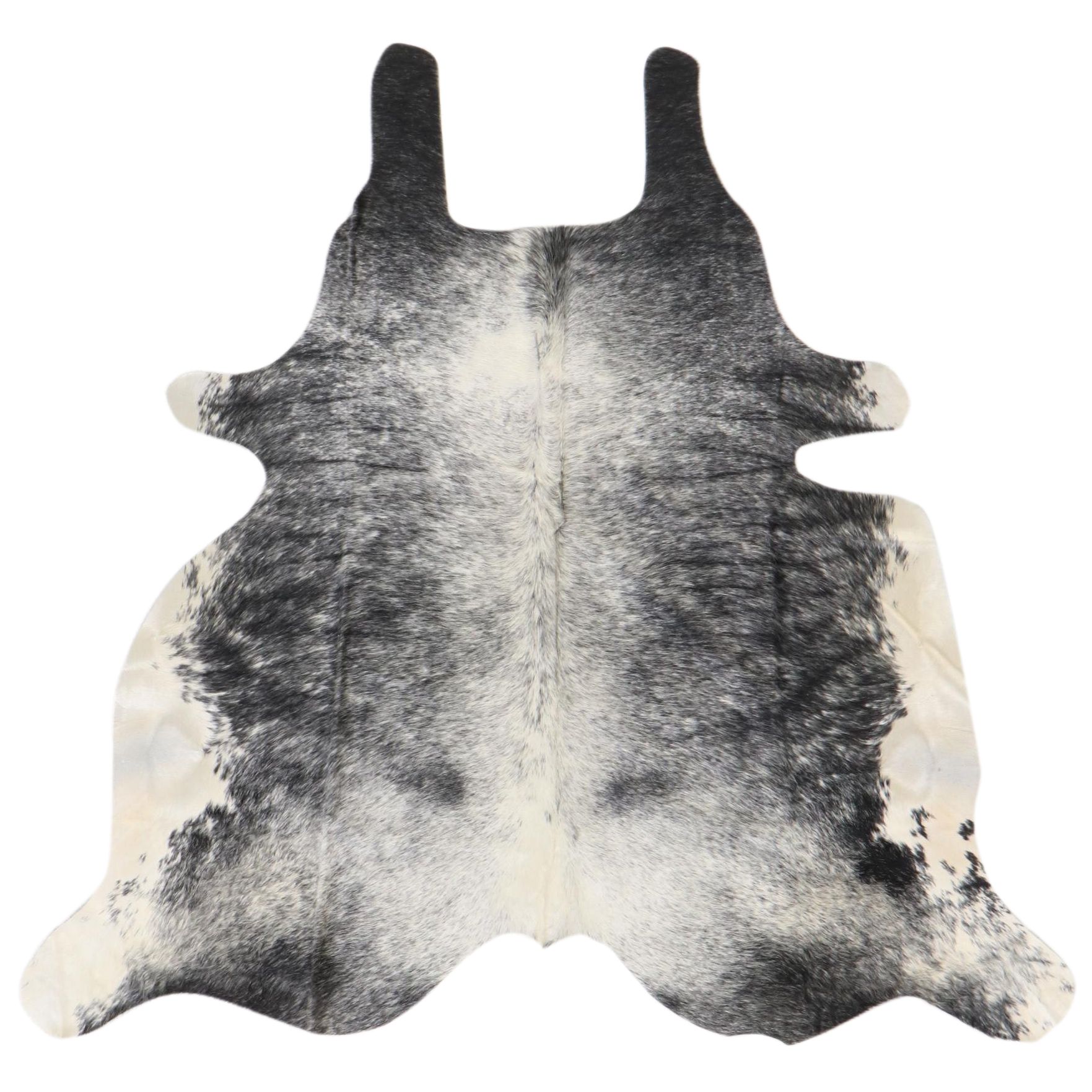 5'10 x 5'6 Natural Cowhide Area Rug